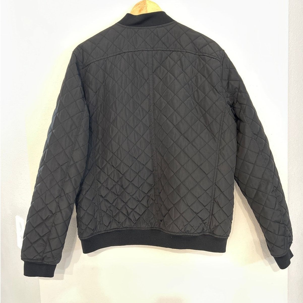Zara Zara Man Quilted Diamond Shape Lightweight Bomber Jacket Size US XL / EU 56 / 4 - 4 Thumbnail