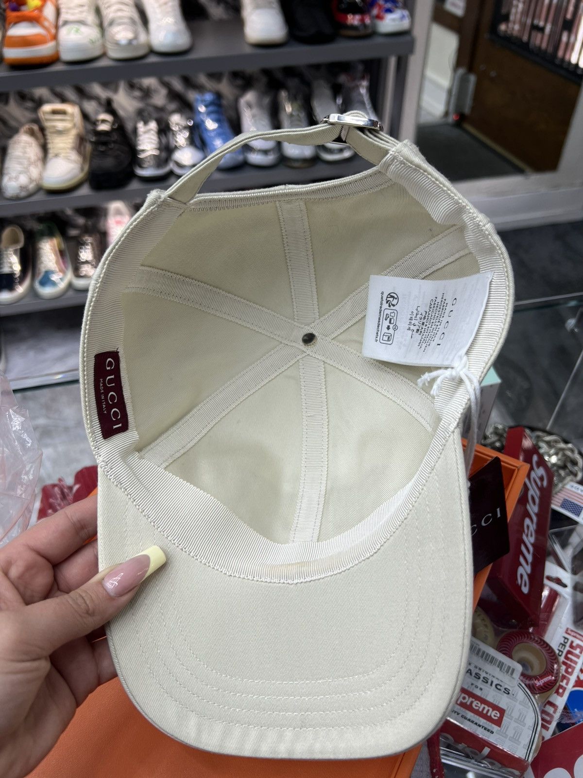Gucci Gucci Embroidered Baseball Hat Size ONE SIZE - 5 Thumbnail