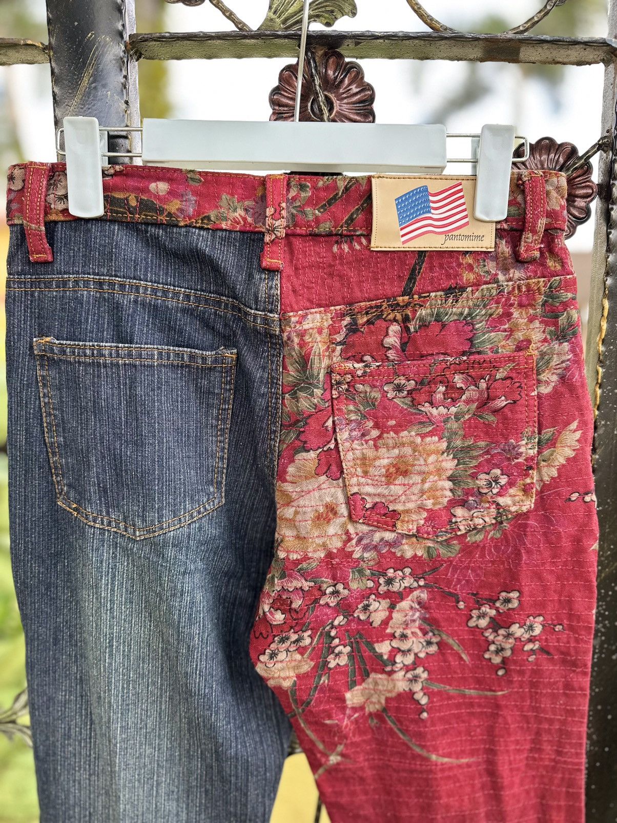 Kapital 💥 Pantomine Brand💥Crazy Design Jeans 💥 Size US 28 / EU 44 - 3 Thumbnail