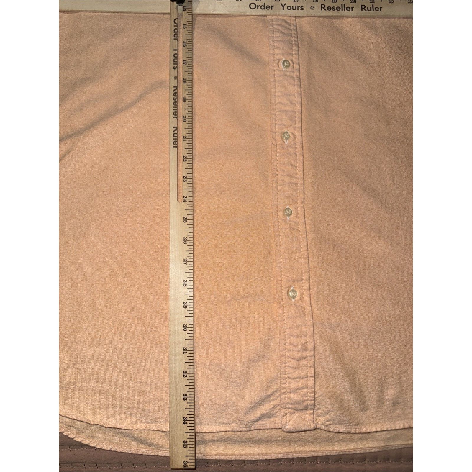 Polo Ralph Lauren Polo Ralph Lauren Sz 3XLT Peach Flesh Pony button down EUC Size US XXL / EU 58 / 5 - 6 Thumbnail