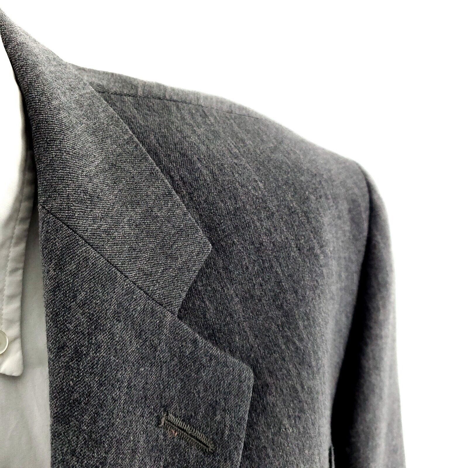Savile Row Alexandre London Savile Row Wool 3 Button Suit Jacket 42R Gr Size 42R - 2 Thumbnail