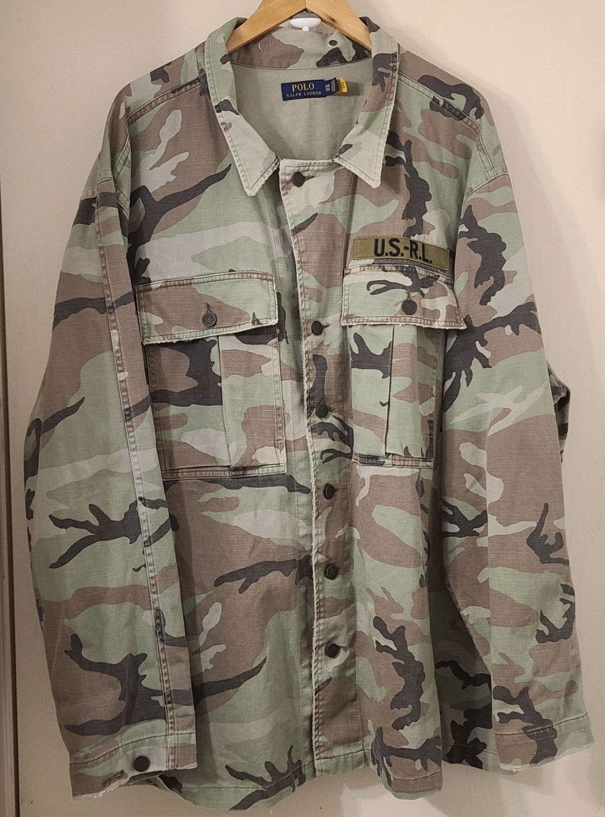 Polo Ralph Lauren Polo Ralph Lauren Camouflage US RL Metal Buttons 3XB jacket Size US XXL / EU 58 / 5 - 1 Thumbnail