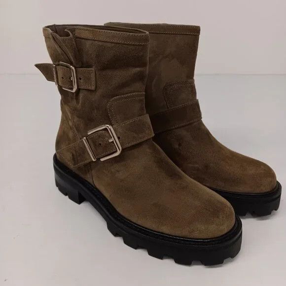 Jimmy Choo Jimmy Choo Youth II Caper Green Suede Ankle Boots - EU36/US6 Size US 6 / IT 36 - 3 Thumbnail