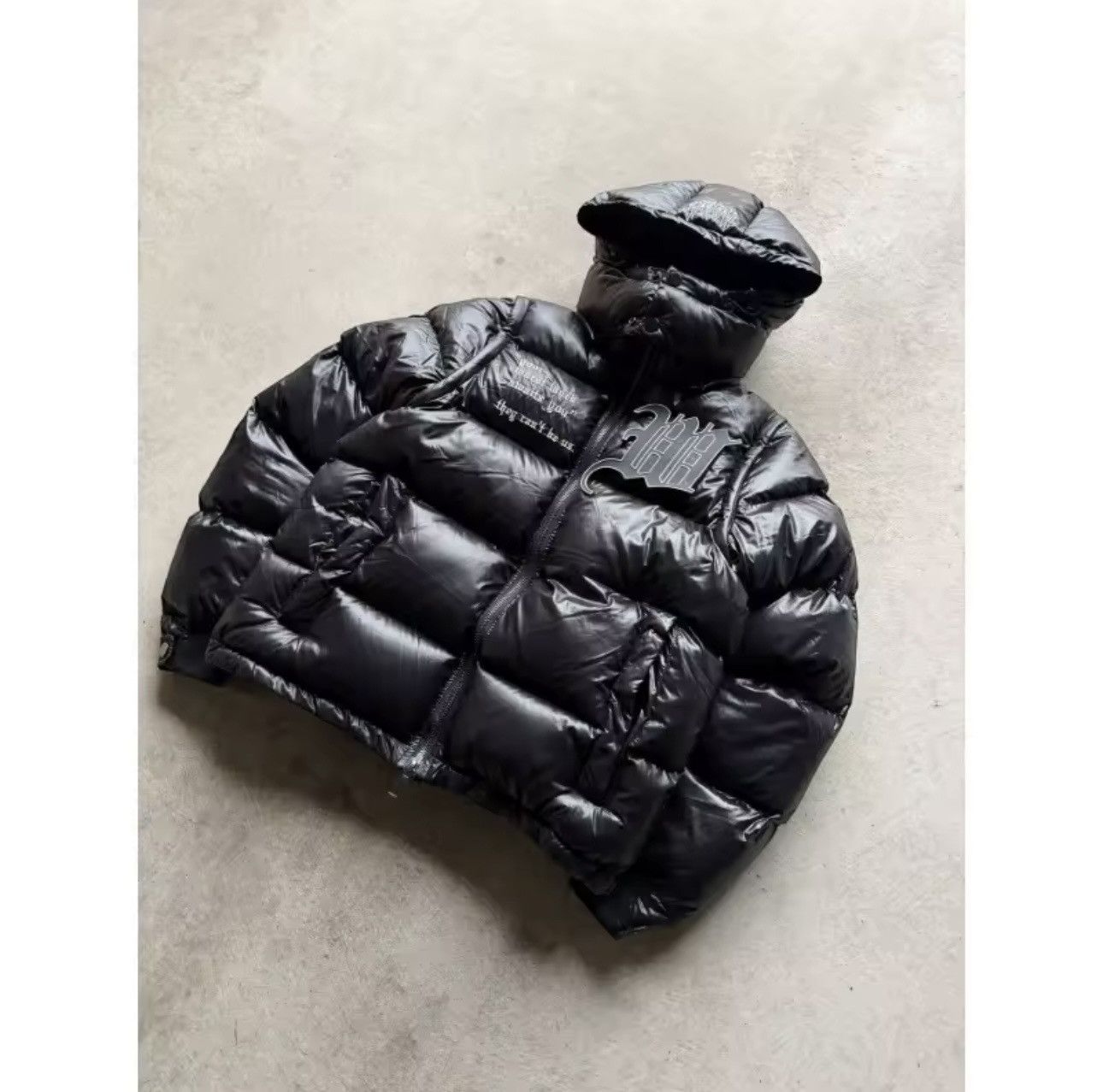 Other American Letter Embroidery Heavy Puffer Jacket Size US L / EU 52-54 / 3 - 4 Thumbnail