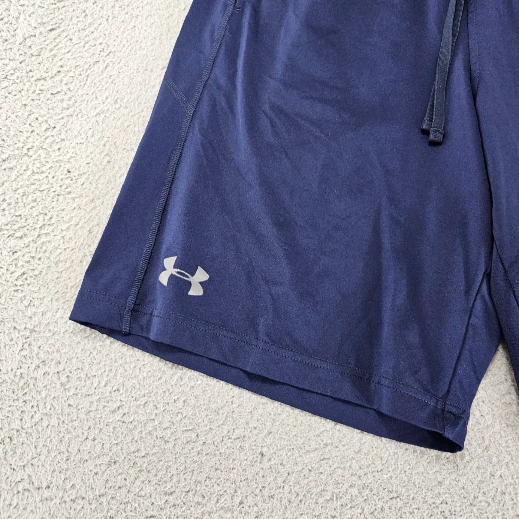 Under Armour Under Armour Shorts Mens S Blue Loose Fit HeatGear Athletic Running Gym Casual Activewear Size US 29 - 2 Thumbnail