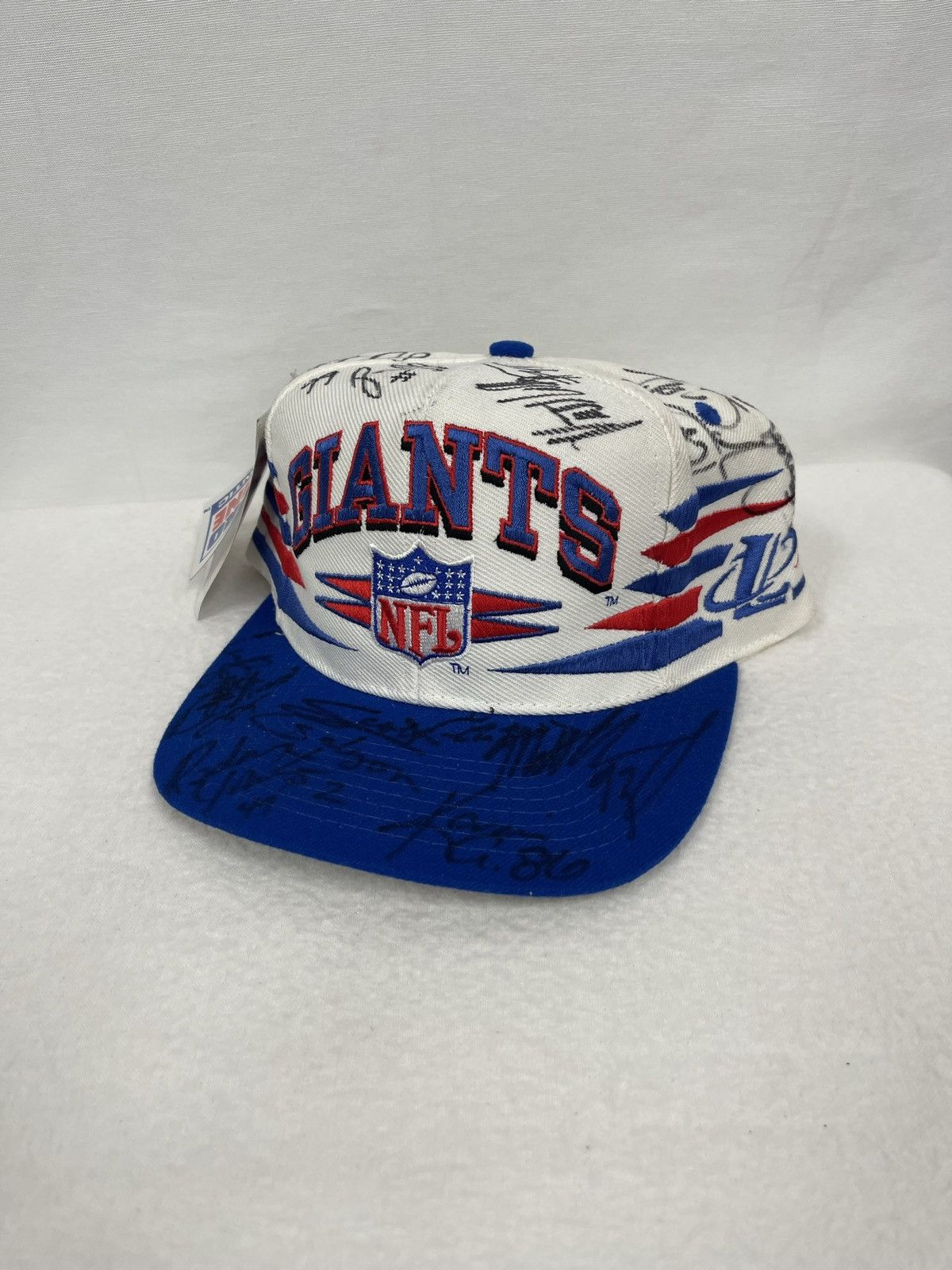 Vintage NY Giants Pro Line Signed SnapBack Hat NFL Rare