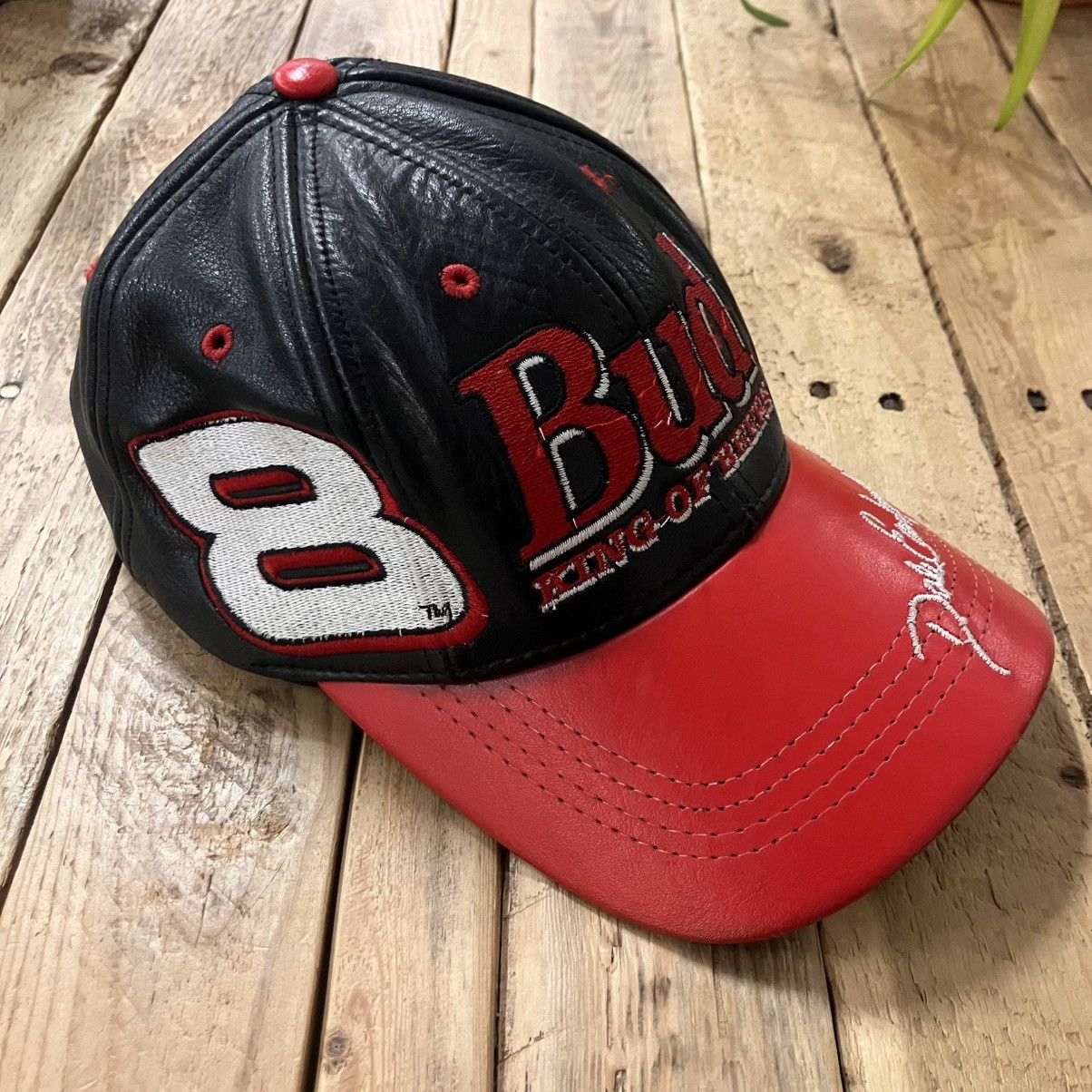 NASCAR × Vintage Vintage Dale Jr Leather Cap Size ONE SIZE - 3 Thumbnail