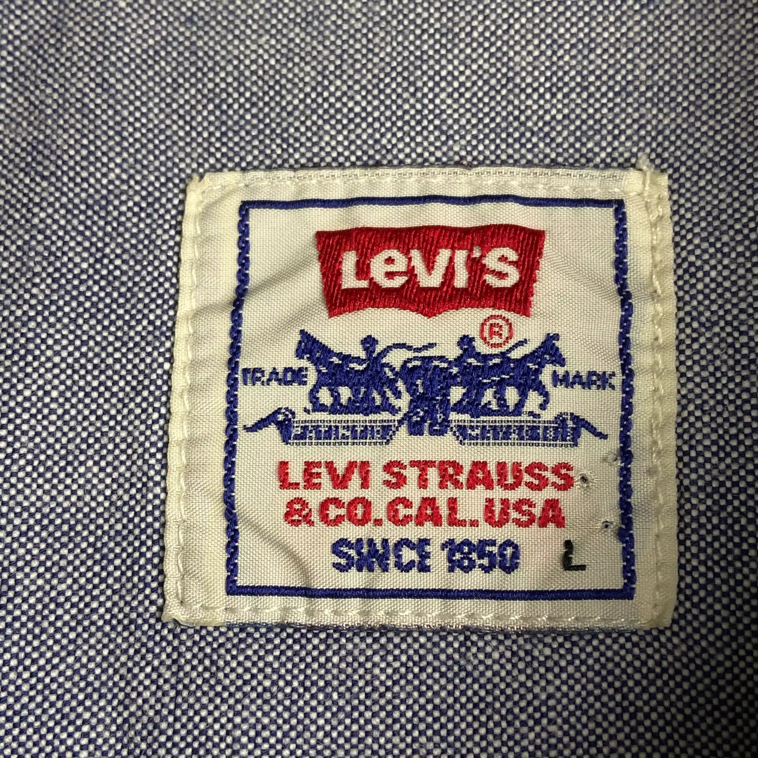 Levi's × Levi's Vintage Clothing × Vintage Mens Shirt Short Sleeve Levis Vintage Size L Size US L / EU 52-54 / 3 - 4 Thumbnail