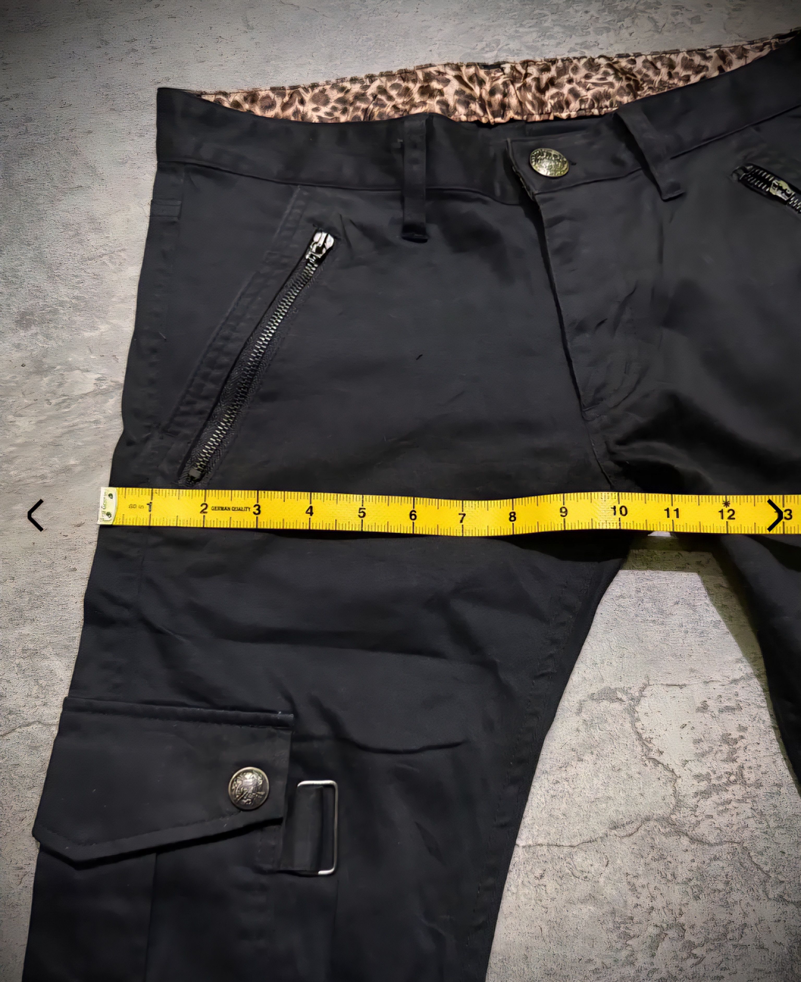 BERNINGS SHO 2000's BERNINGS SHO Punk Bondage MultiZipper Cargo pants Size US 30 / EU 46 - 14 Thumbnail