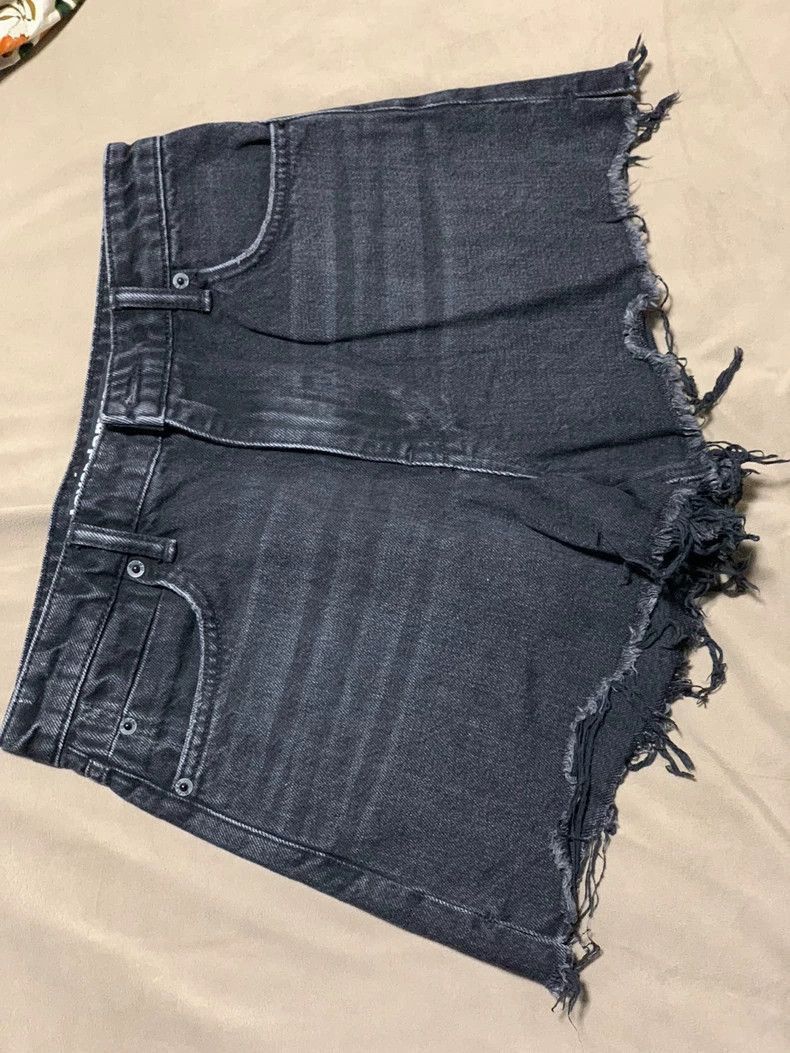 Alexander Wang Alexander Wang Black Denim Shorts- Size 27" / US 4 / IT 40 - 1 Thumbnail