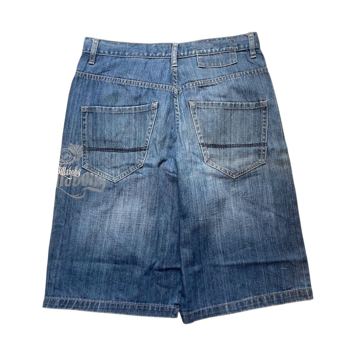 Billabong × Vintage JORTS VINTAGE Y2K BILABONG BAGGY SHORT DENIM Size US 32 / EU 48 - 2 Thumbnail