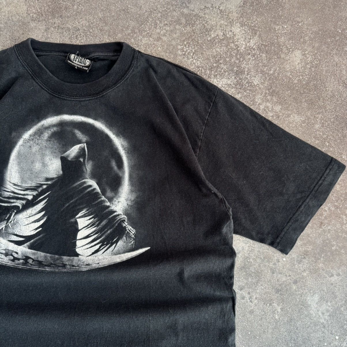 Affliction Spiral Gothic Y2K Faded T-Shirt (Affliction vibe) Size US L / EU 52-54 / 3 - 5 Thumbnail