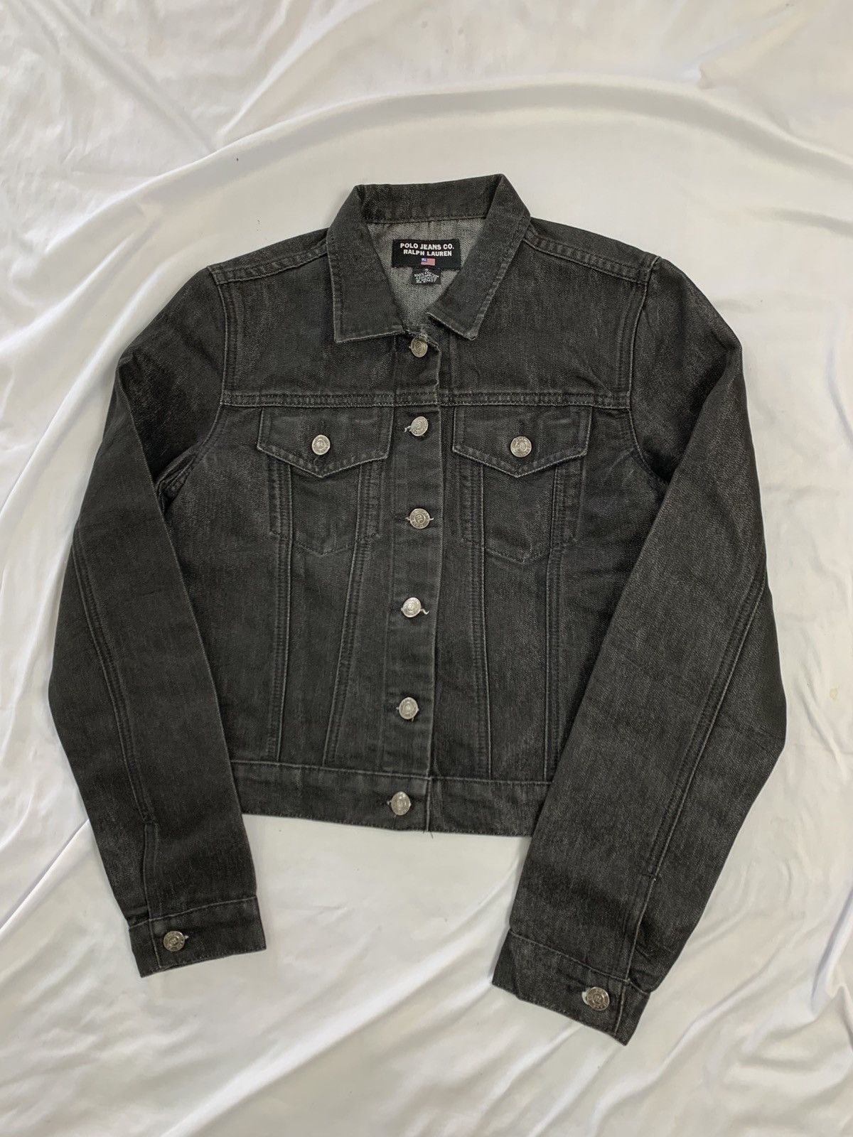 Polo Ralph Lauren 90s vintage polo ralph lauren trucker jeans black Size US S / EU 44-46 / 1 - 5 Thumbnail