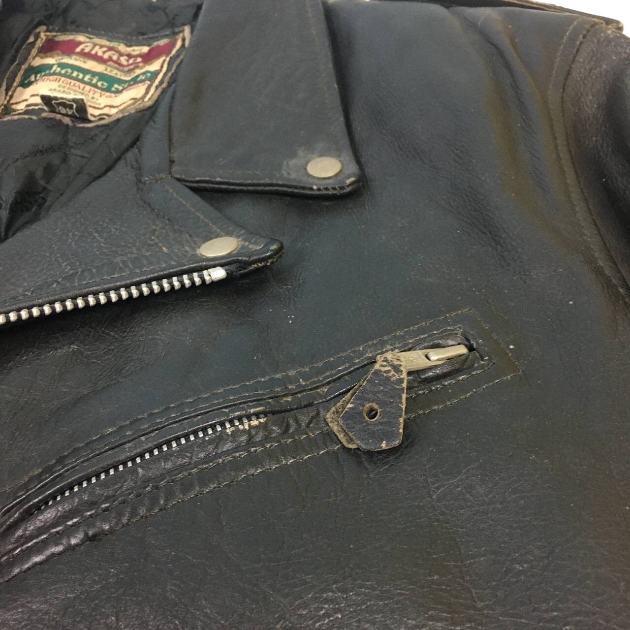 Genuine Leather Akaso Division Harley Davidson Printed Leather Biker Jacket Size US M / EU 48-50 / 2 - 6 Thumbnail