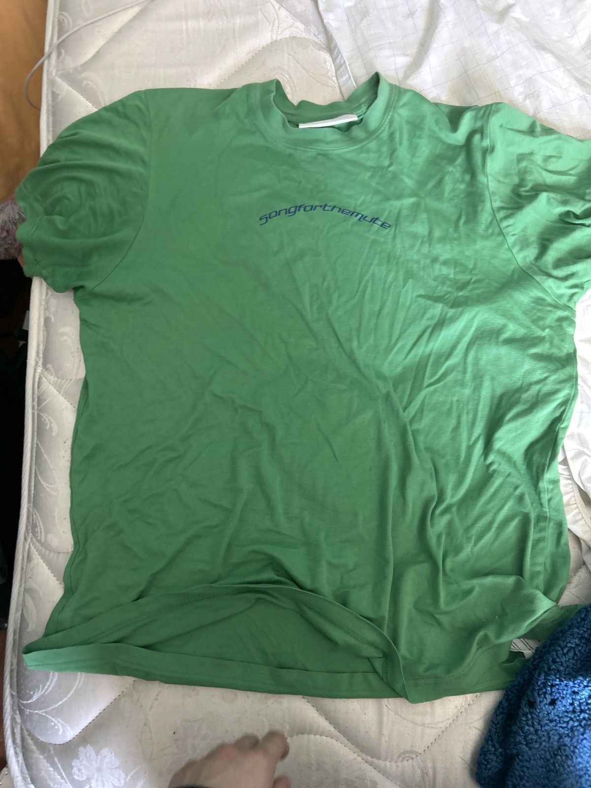 image of Song For The Mute Song Of The Mute Slim Tee Luxe Jersey Green, Men's (Size Medium)