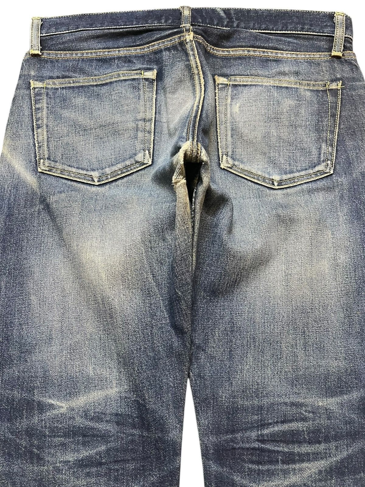 Uniqlo Vintage UJ Mudwash selvedge Grunge Denim Size US 33 - 7 Thumbnail