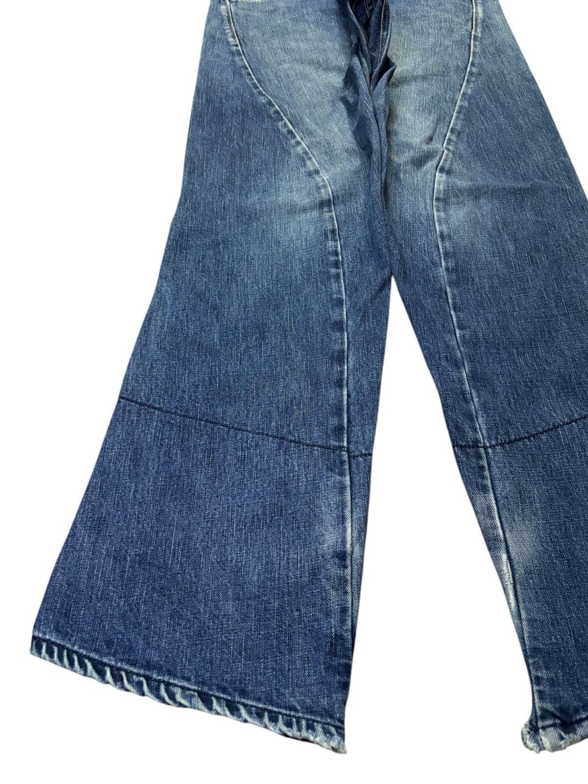 Japanese Brand × Southpole Vintage Japanese Brand Mud Wash Spiral Leg Baggy Jeans Size US 33 - 6 Thumbnail