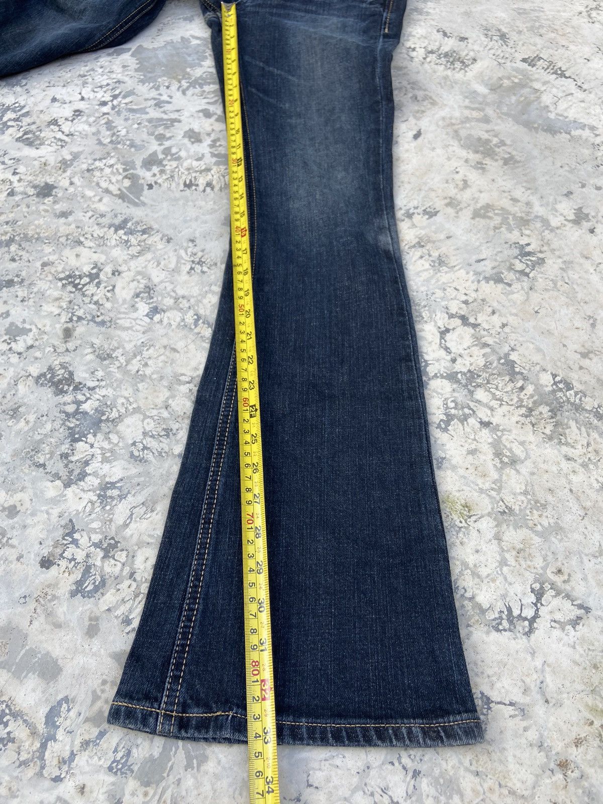 Japanese Brand C-seventeen flare Jeans pants Size 28" / US 6 / IT 42 - 14 Thumbnail