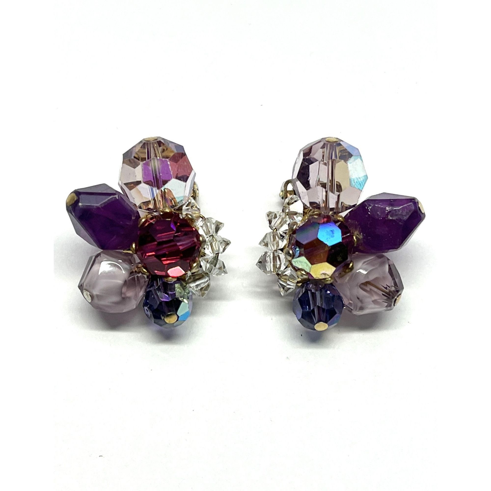Vintage Hattie Carnegie Crystal Earrings