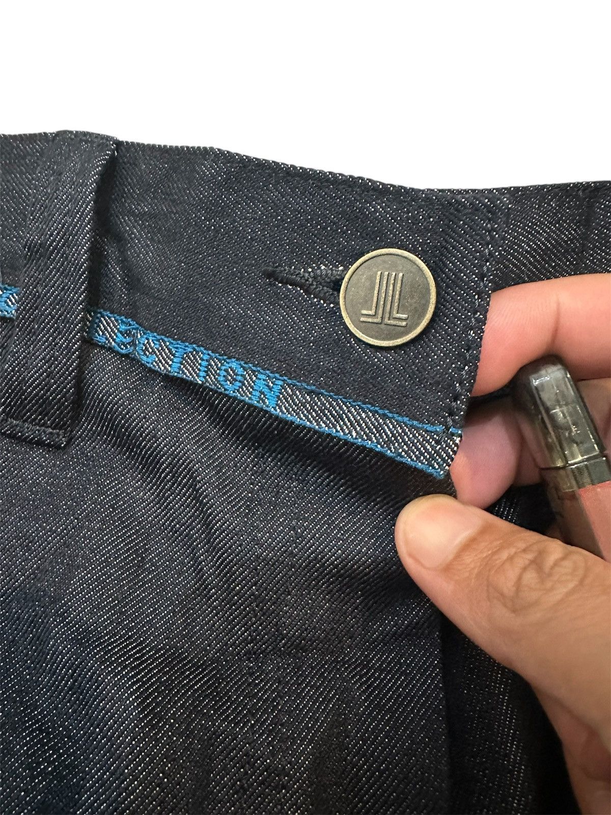 Designer × Lanvin baggie jeans by Lanvin made in japan Size 29" - 3 Thumbnail