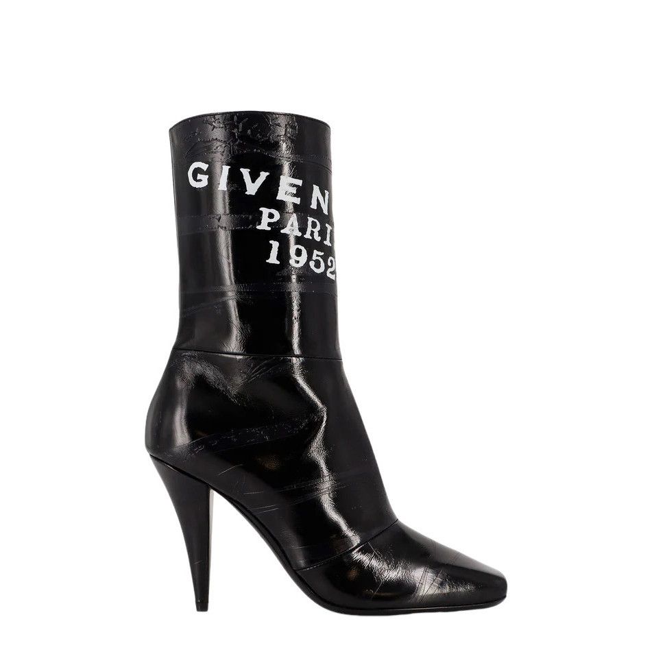 GIVENCHY Black Leather 95mm Ankle Boots New & Authentic (Wom