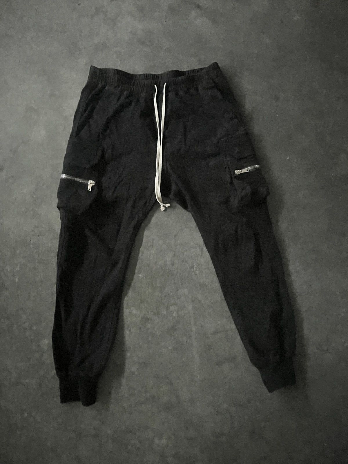 image of Rick Owens Phlegethon Ss21 Sweatpants in Black, Men's (Size 32)