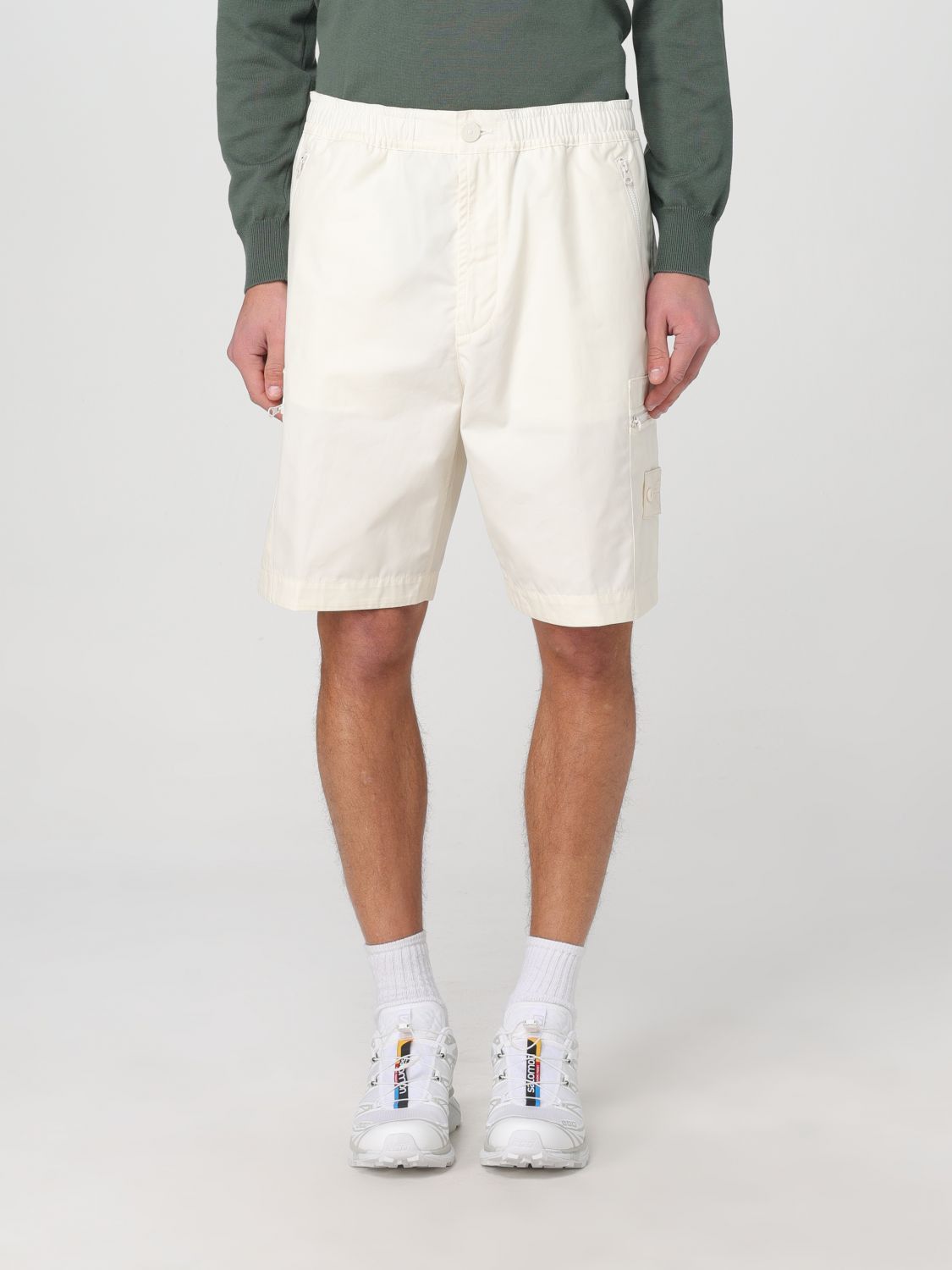 image of Stone Island Short Men Yellow Cream (Size 32)