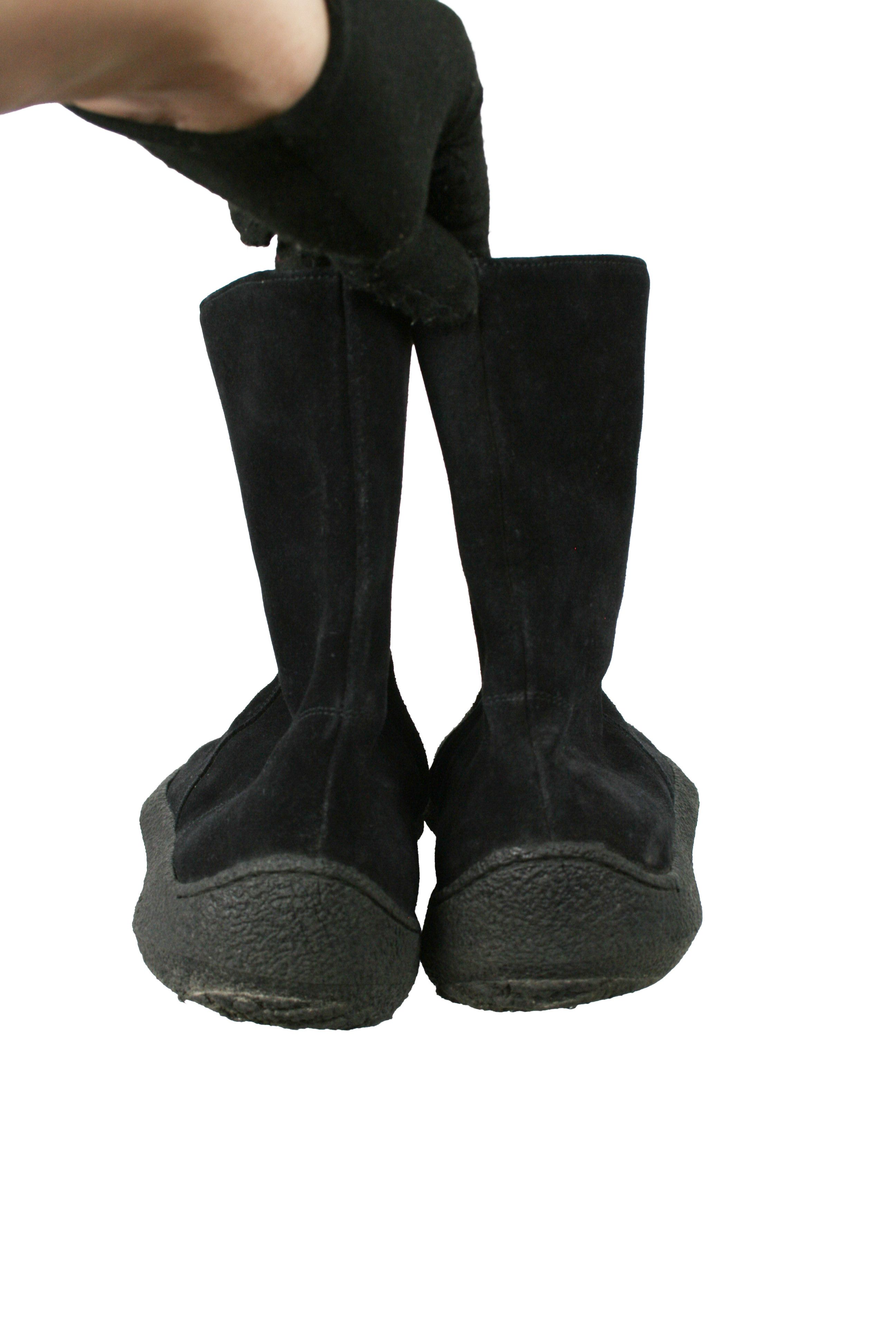 Bruno Magli Biker Suede Flat Ankle Boots Size US 9.5 / EU 42-43 - 10 Thumbnail