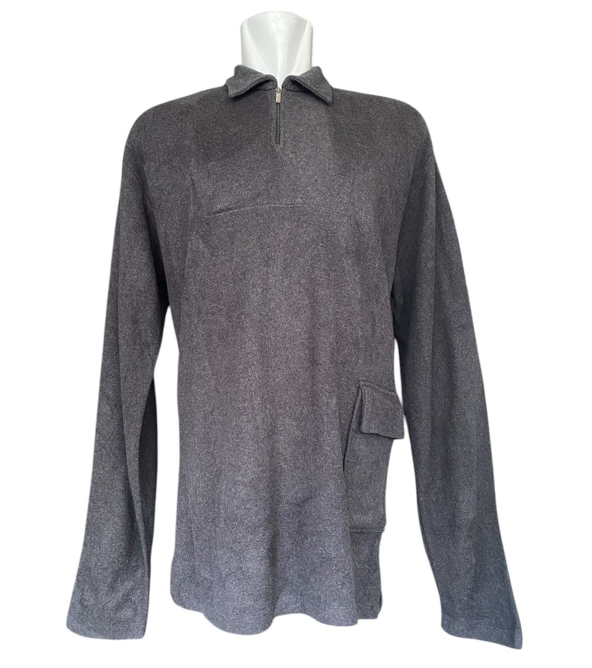Versace × Versace Jeans Couture Rare🔥VERSACE JEANS COUNTER Long Sleeve Half Zip Shirt Polo Size US M / EU 48-50 / 2 - 1 Thumbnail