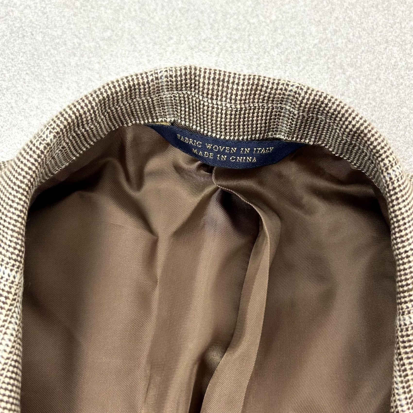 Brooks Brothers Brooks Brothers Coat Mens 48 Beige Sport 48R Brown Windowpane Madison Full Canvas Size US M / EU 48-50 / 2 - 4 Thumbnail