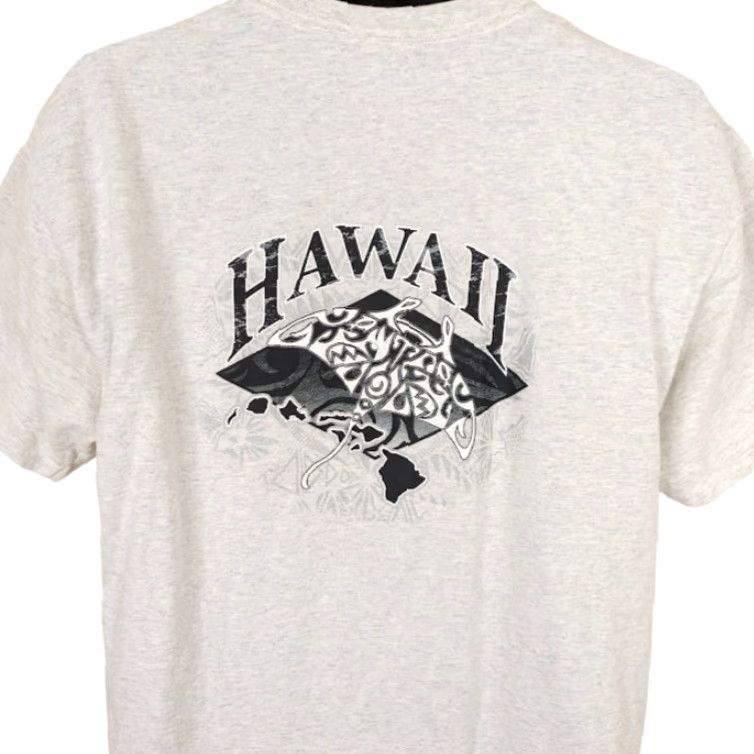 Hanes Hanes Hawaii Stingray T Shirt Mens L Gray Hawaiian Surfer Destination Shirt Mens Size US L / EU 52-54 / 3 - 2 Thumbnail