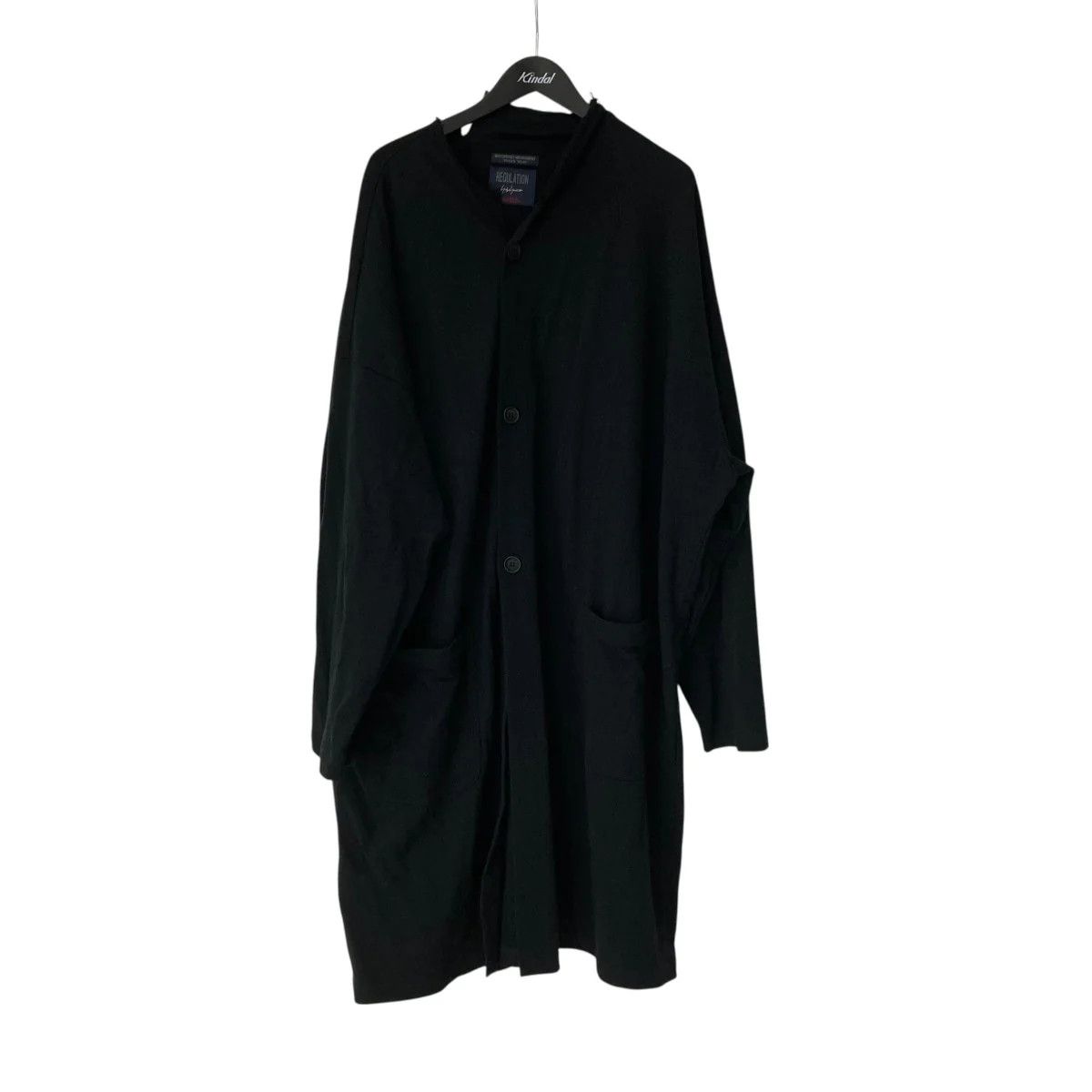 REGULATION Yohji Yamamoto/cotton black/ Long cardigan