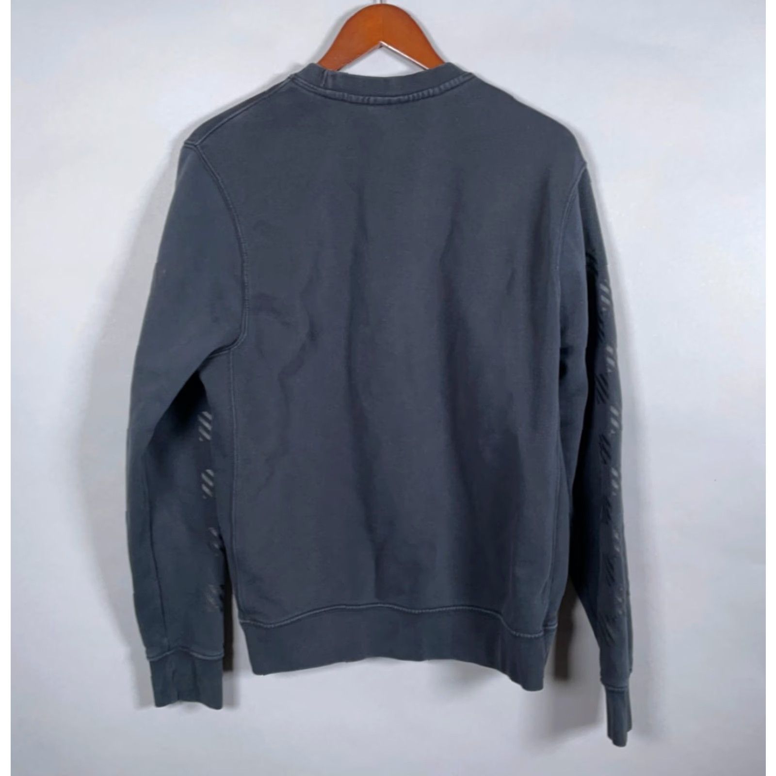 Jordan Brand Nike Air Crewneck Sweatshirt Adult Medium Black Check Sleeve Pattern BV7772 Size US M / EU 48-50 / 2 - 2 Thumbnail