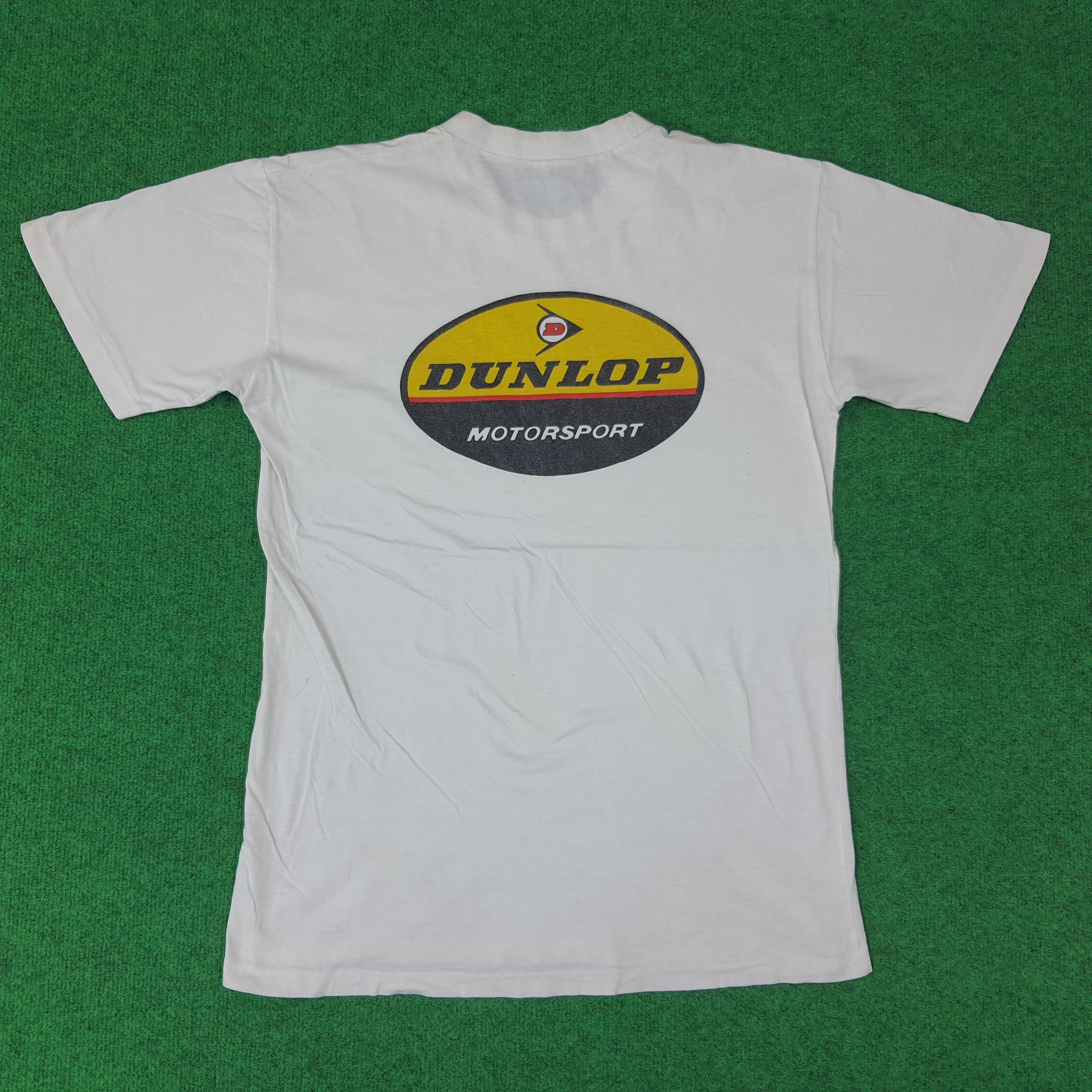 Japanese Brand Vintage DUNLOP Motorsports Single Stitch Tshirt C249N48 Size US M / EU 48-50 / 2 - 1 Thumbnail