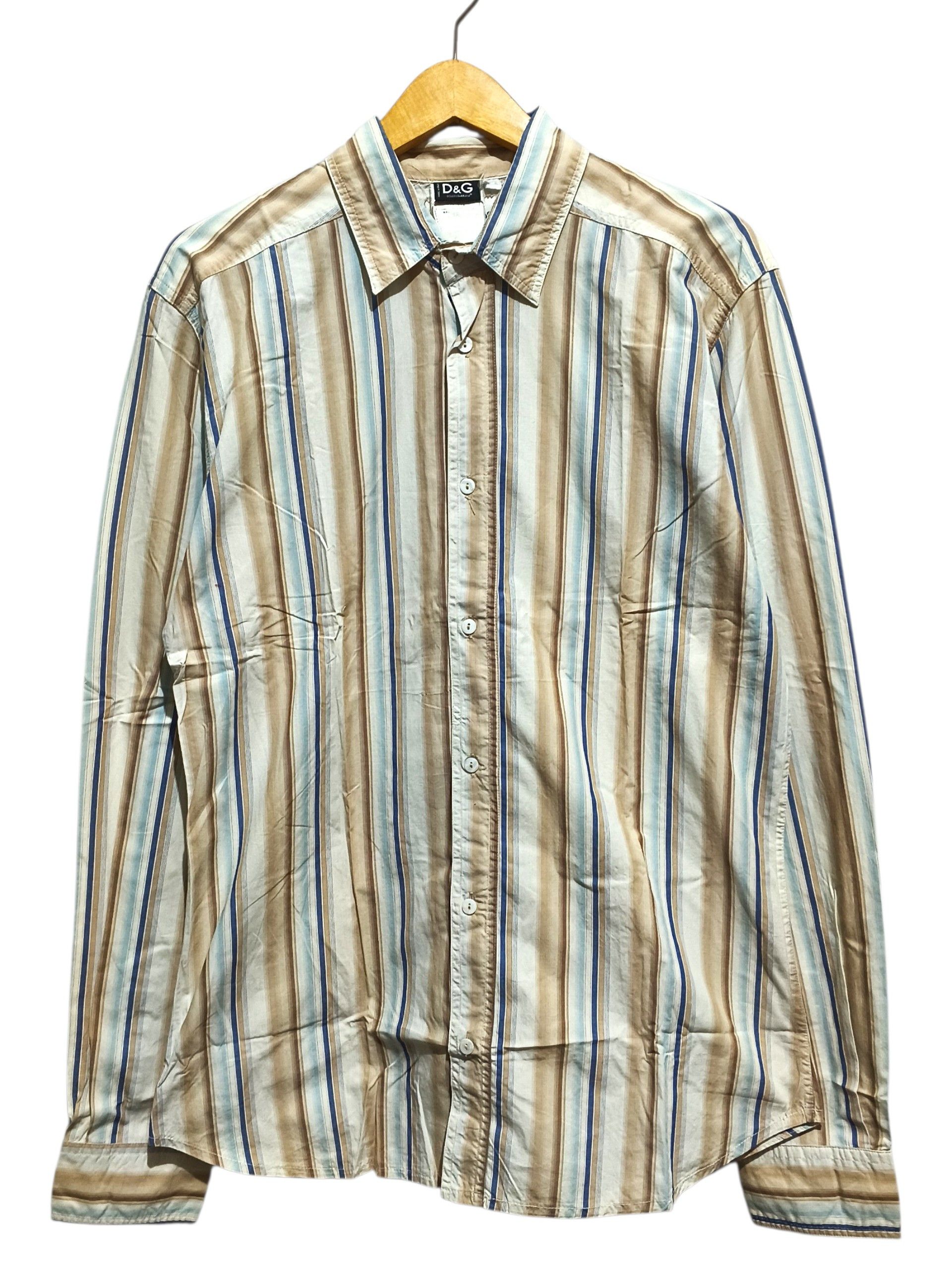 Dolce & Gabbana Vtg D&G x DC Comics Batman Patchwork Striped Button Up Shirt Size US S / EU 44-46 / 1 - 1 Thumbnail