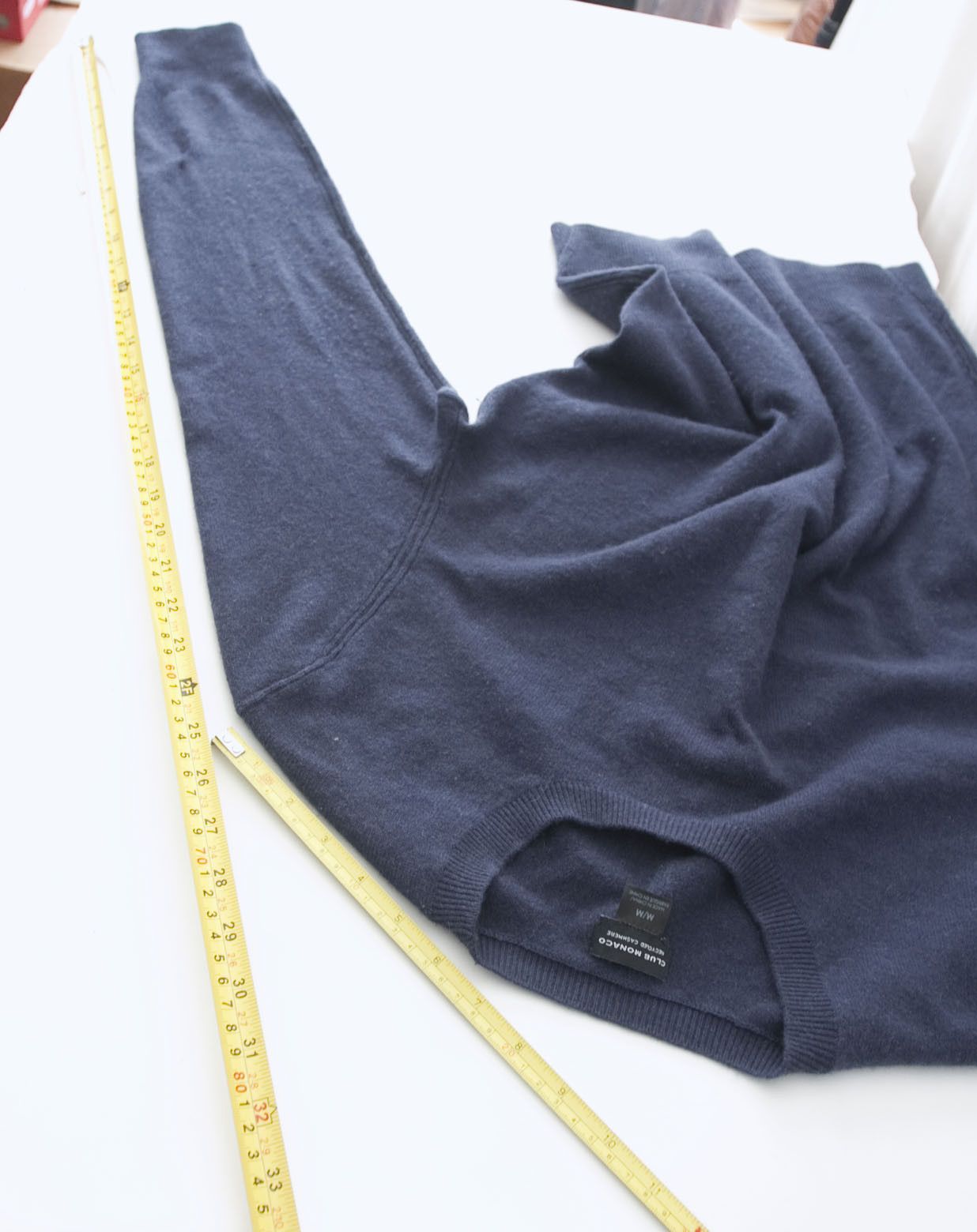 Club Monaco Club Monaco Sweater 100% Cashmere Recycled Size M Dark Blue Size US M / EU 48-50 / 2 - 7 Thumbnail