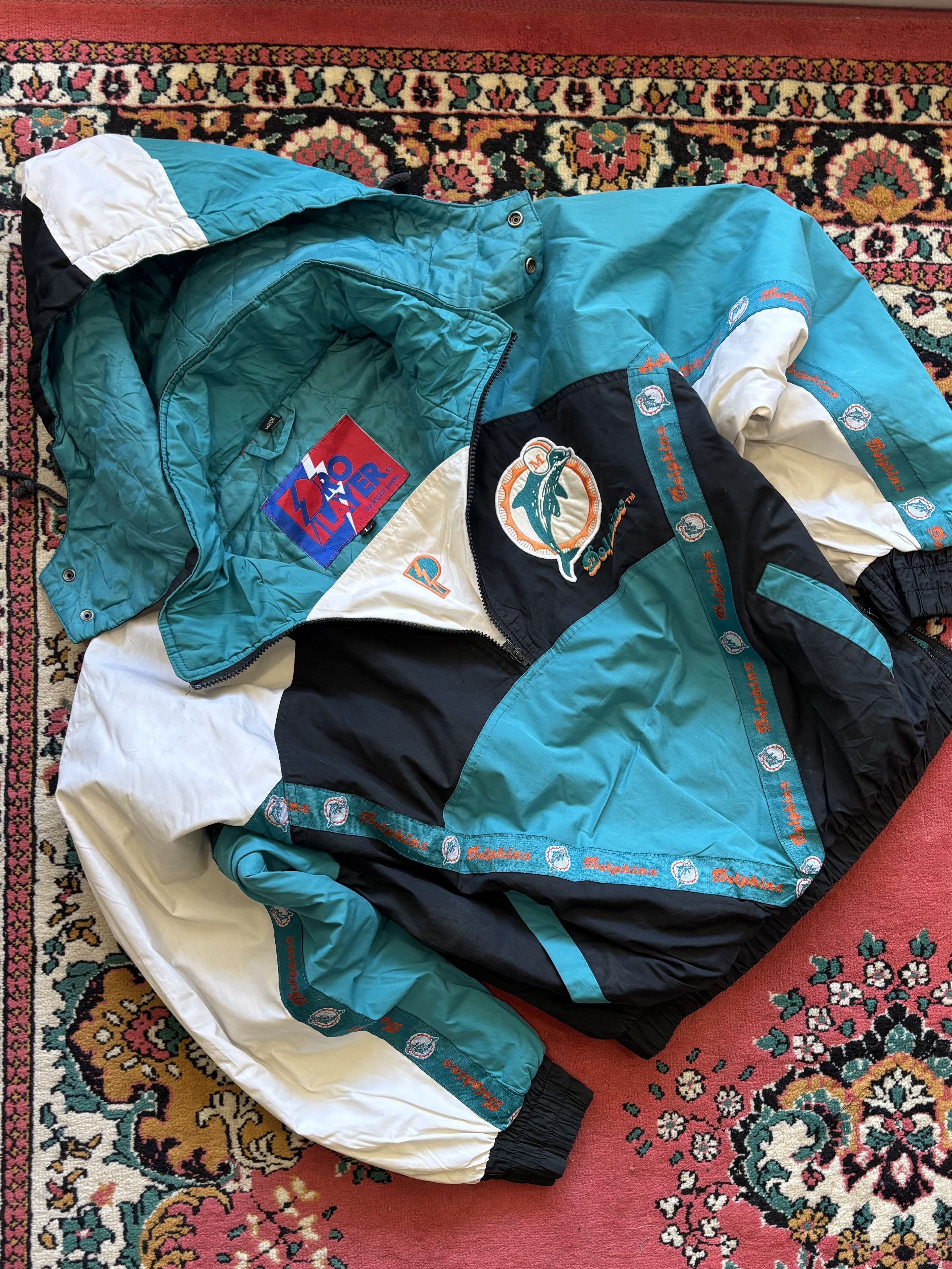 Pro Player 90's Miami Dolphins Pullover Size US L / EU 52-54 / 3 - 1 Thumbnail