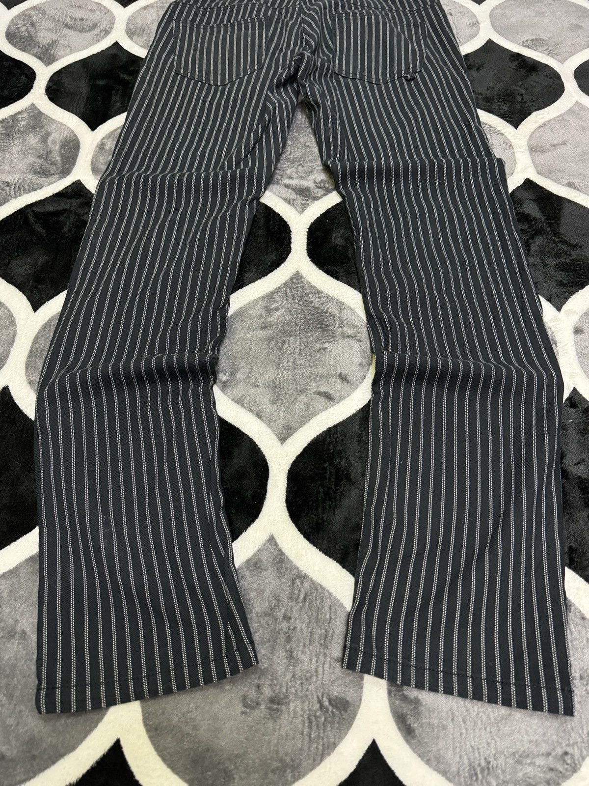 Tornado Mart Vintage Semantic Design Pinstripe Retro Pant Size US 32 / EU 48 - 12 Thumbnail