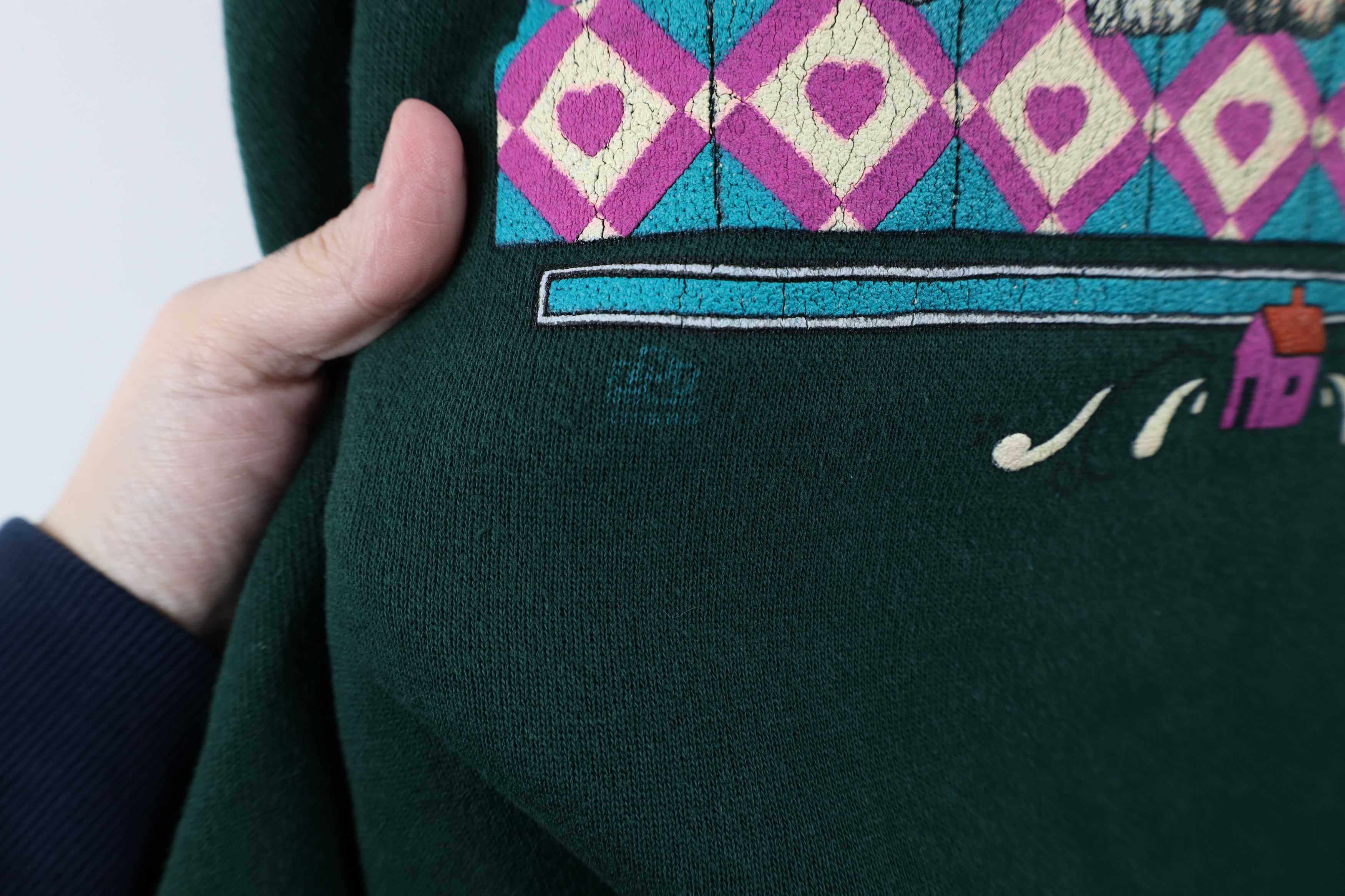 Vintage Vintage 90s Streetwear Puppies Dog Turtleneck Sweatshirt USA Size L / US 10 / IT 46 - 5 Thumbnail
