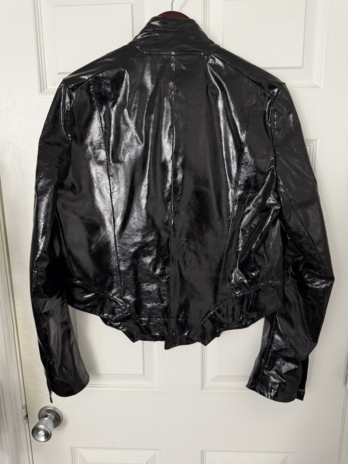 Julius Julius 24SS Waxed Lamb Leather Jacket Size US L / EU 52-54 / 3 - 2 Thumbnail