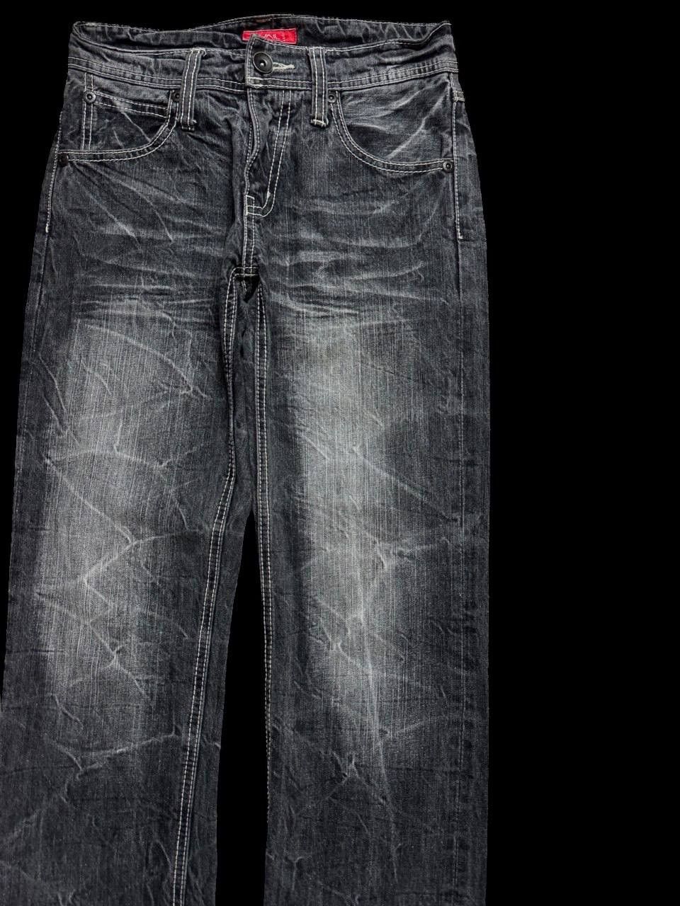 Japanese Brand SICK 90s Style Japanese Avail Jean Sand Washed Stretchmark Size US 28 / EU 44 - 5 Thumbnail