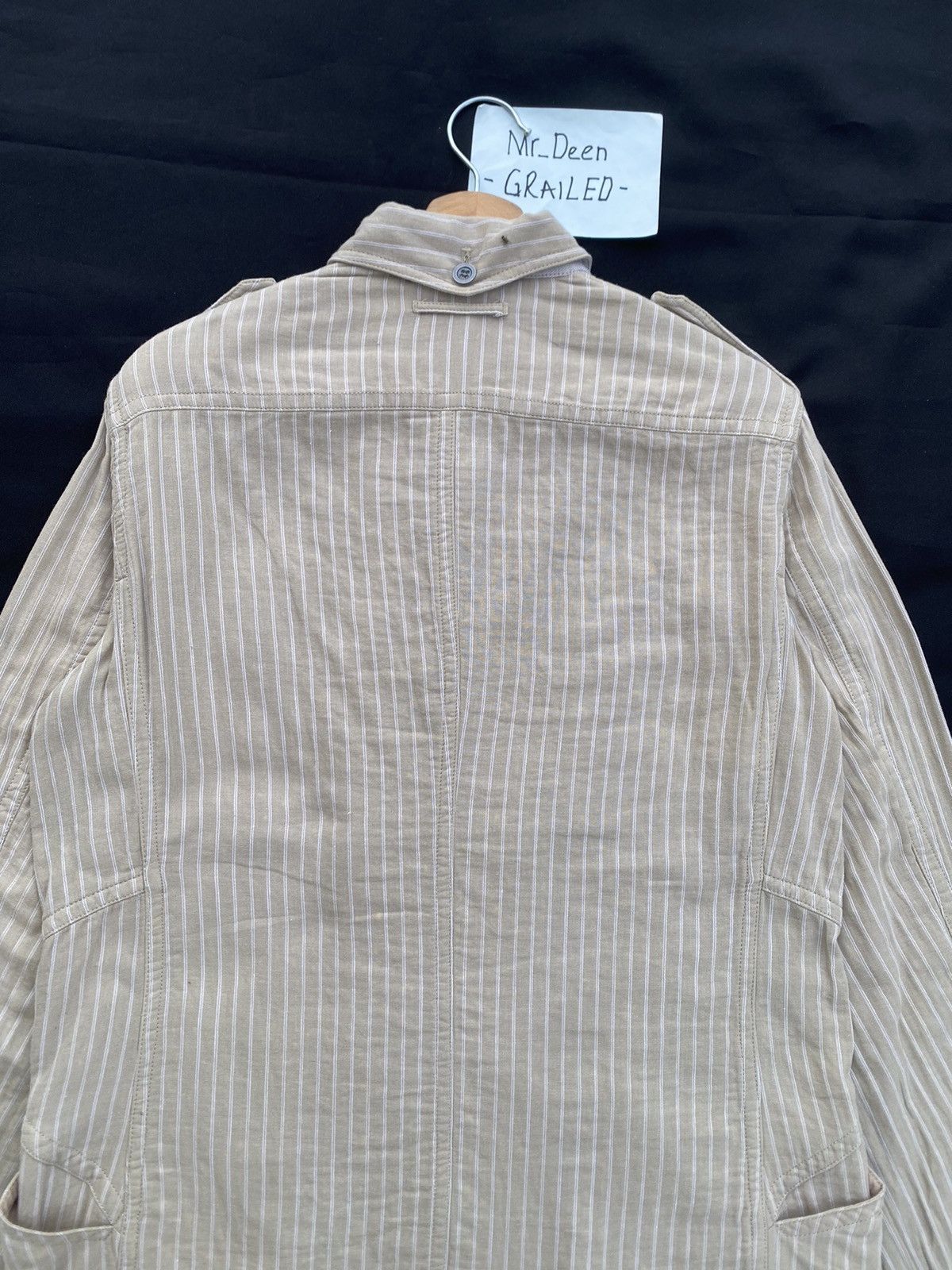Jean Paul Gaultier Rare Vintage Jean Paul Gaultier JPG Stripes Cotton Jacket Size US M / EU 48-50 / 2 - 24 Thumbnail