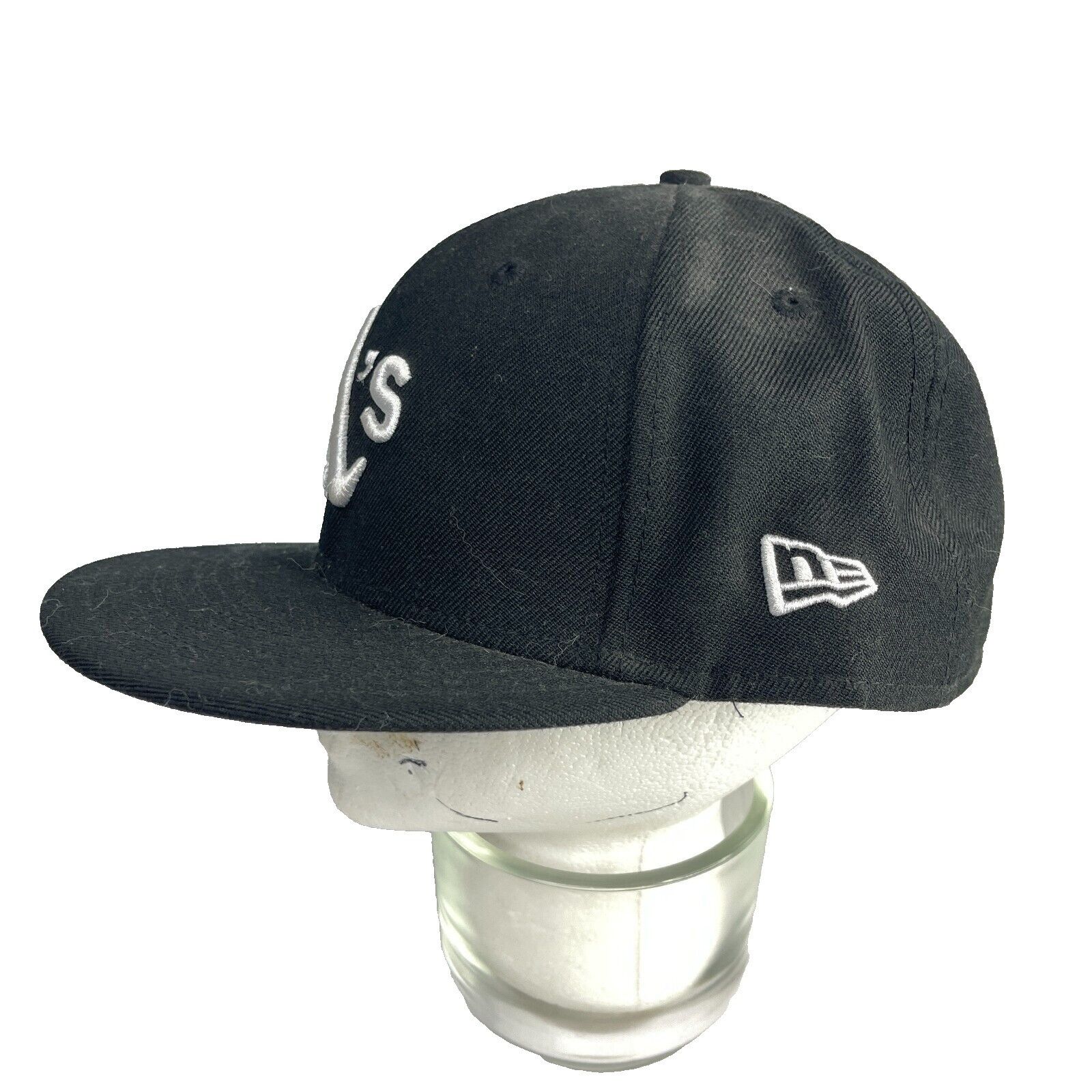 New Era Oakland A's Athletics New Era 7.5 MLB Fitted Baseball Cap In Size 46 - 7 Thumbnail