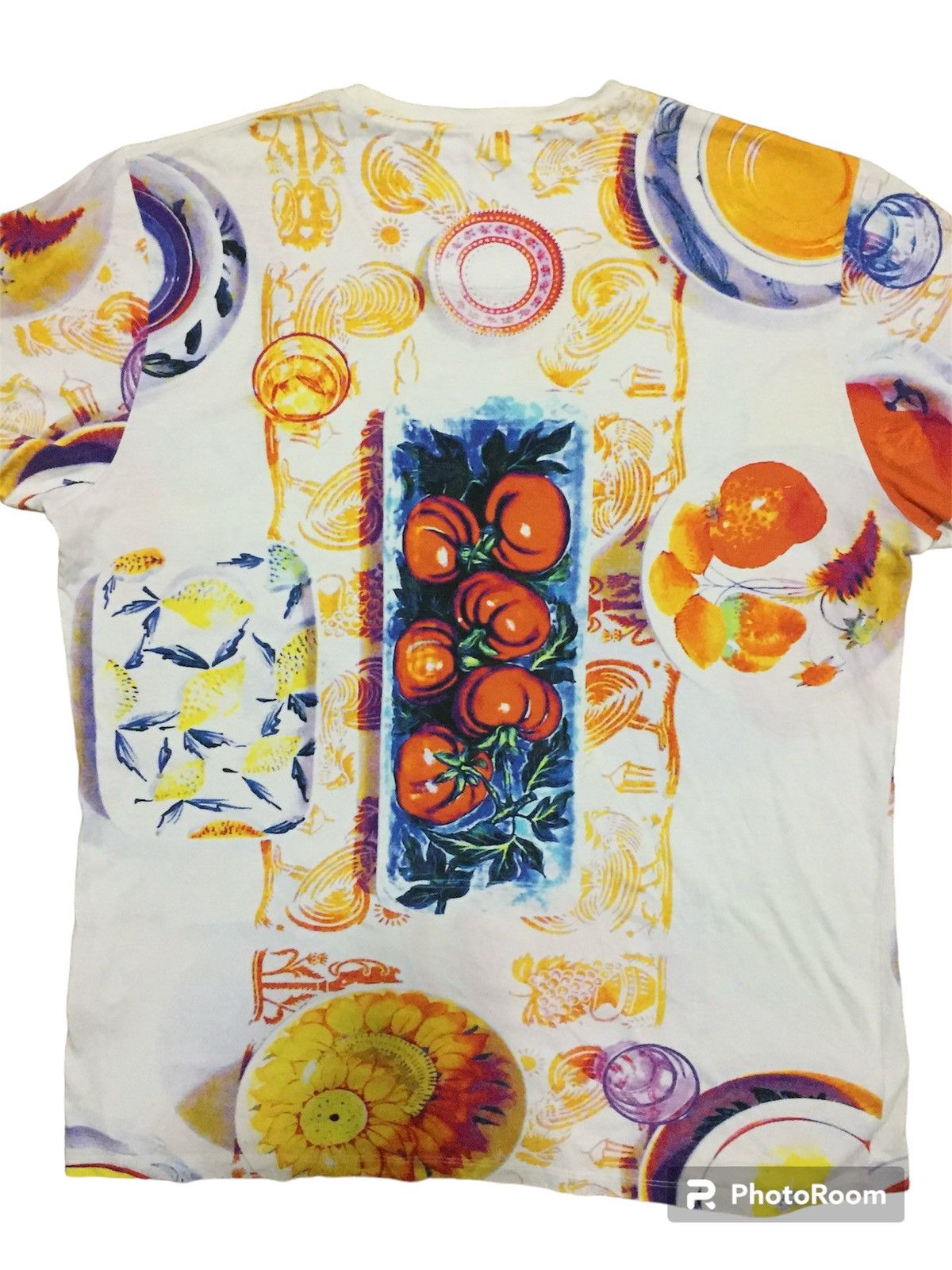 Etro Etro All-Over Graphic Print Cotton T-shirt Size US XL / EU 56 / 4 - 6 Thumbnail