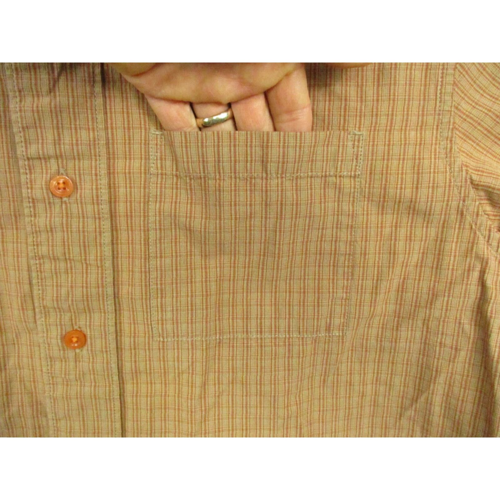 The North Face The North Face Shirt Medium Mens Button Tan Plaid Short Sleeve Size US M / EU 48-50 / 2 - 3 Thumbnail