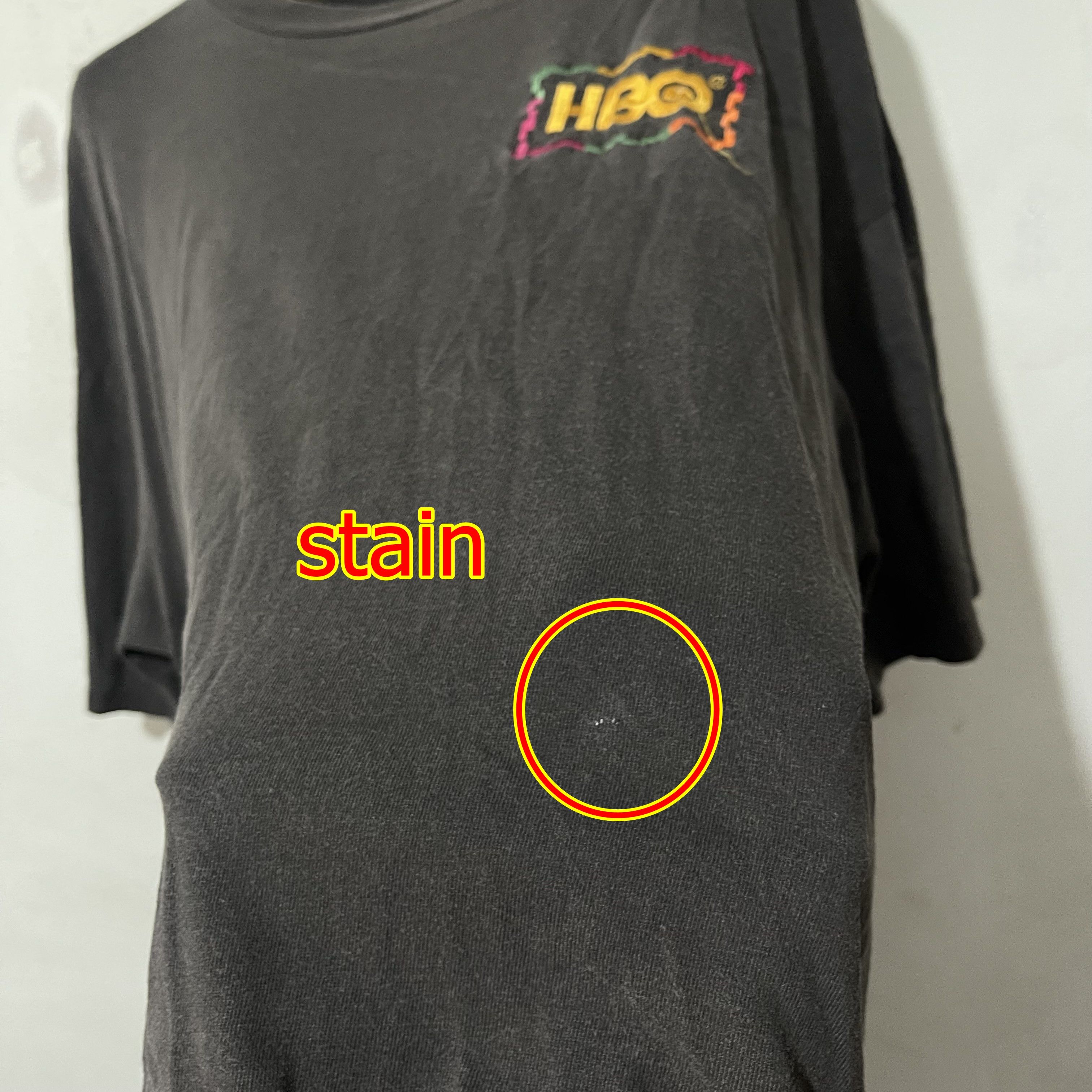 Vintage Vintage 90s HBO T-Shirt Size US XL / EU 56 / 4 - 8 Thumbnail
