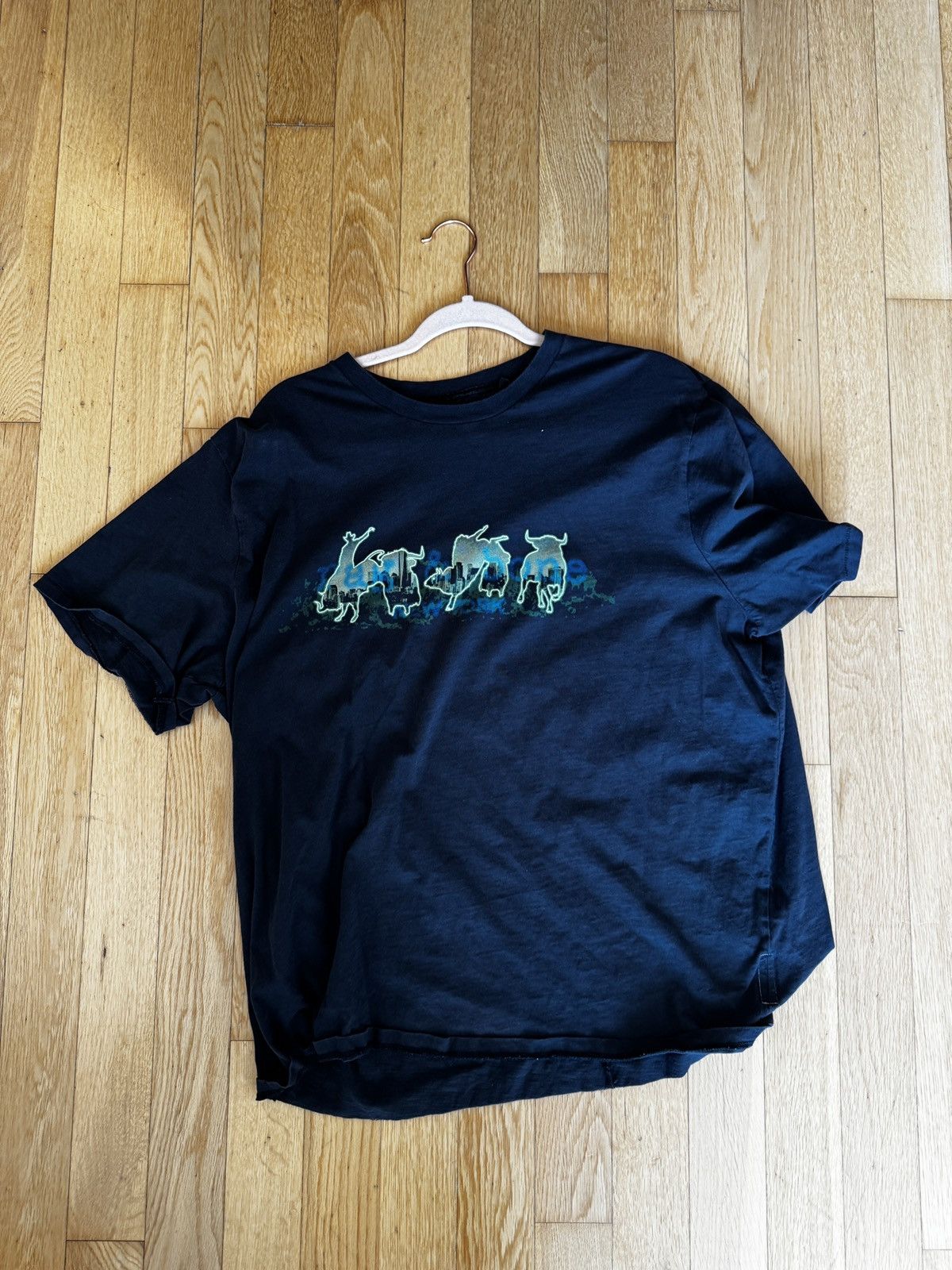Rag & Bone rag & bone New York Neon Bulls Graphic Tee Navy XXL Size US XXL / EU 58 / 5 - 1 Thumbnail