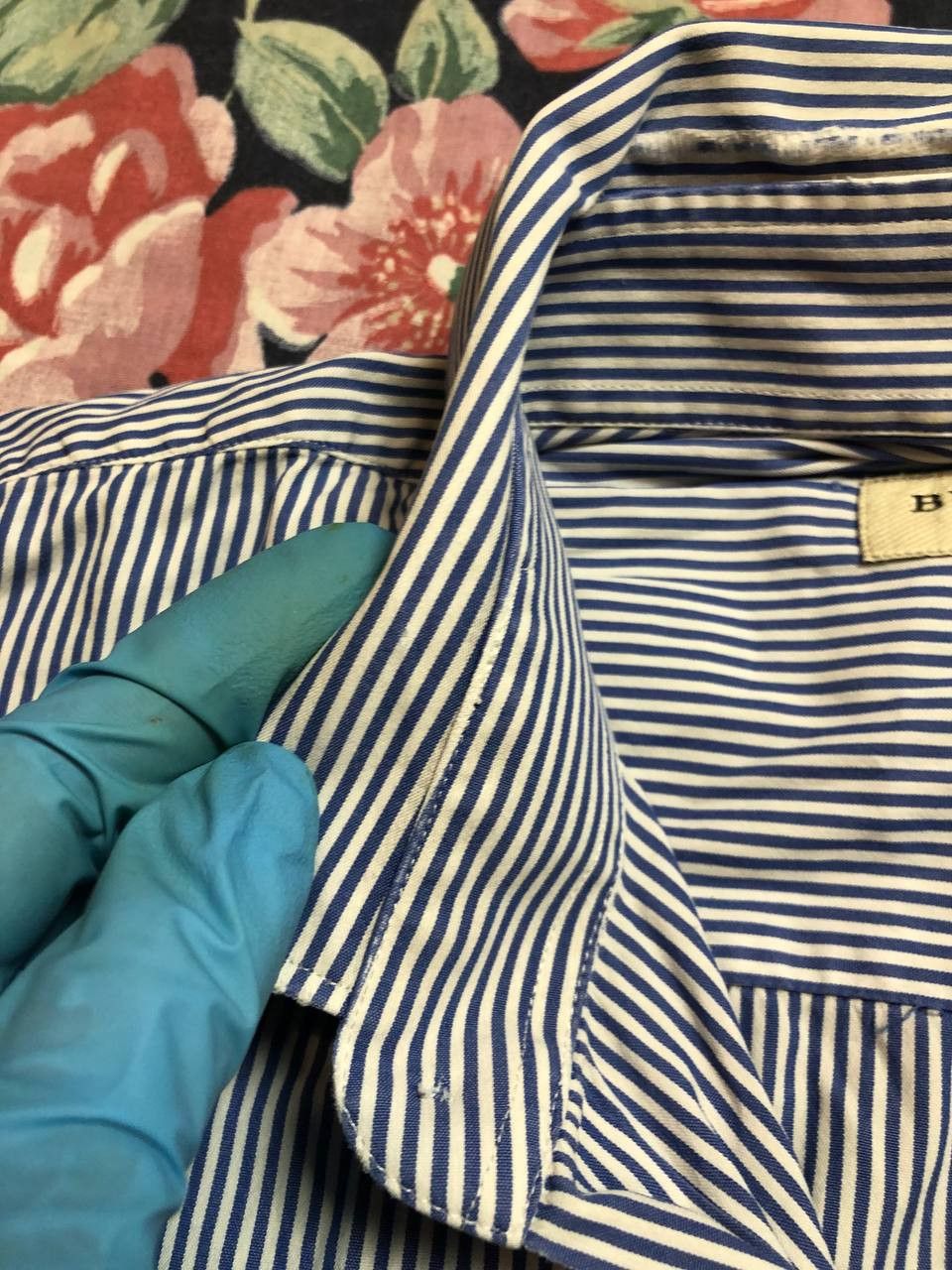 Burberry BURBERRY Men’s Slim Fit Dress Shirt Minimal Look Size US L / EU 52-54 / 3 - 10 Thumbnail
