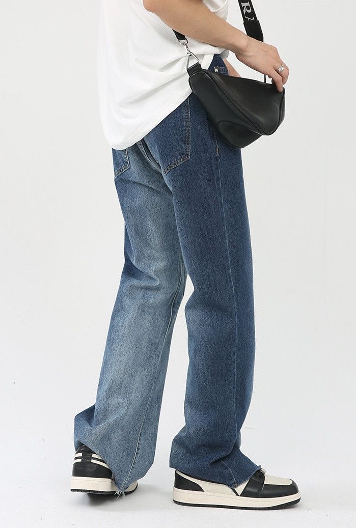 Japanese Brand × Vintage Gradient flared straight-leg casual jeans Size US 32 / EU 48 - 4 Thumbnail