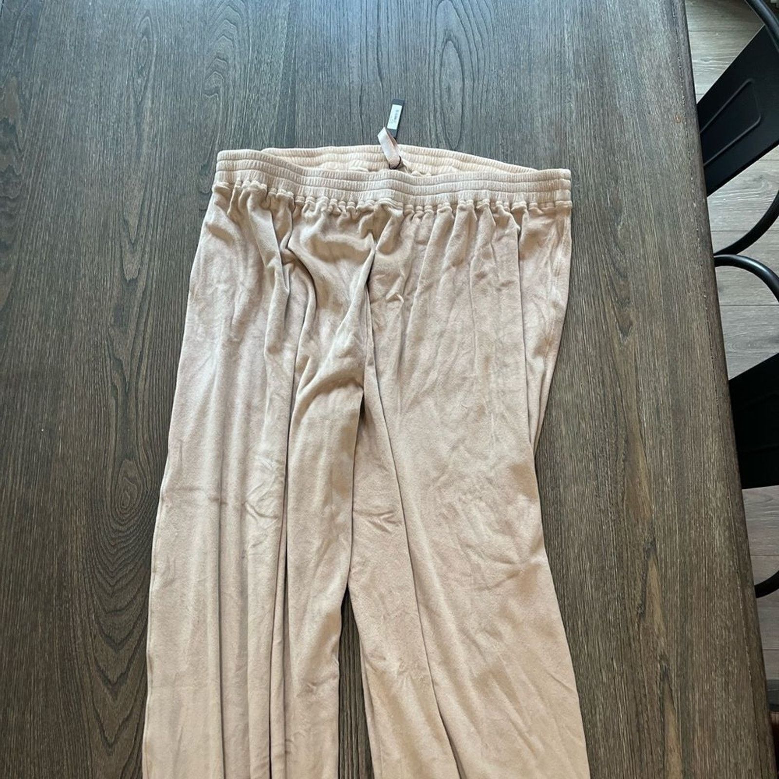 SKIMS NWT Skims Velour Track Pants Honey Size 2X Size 32" / US 10 / IT 46 - 3 Thumbnail